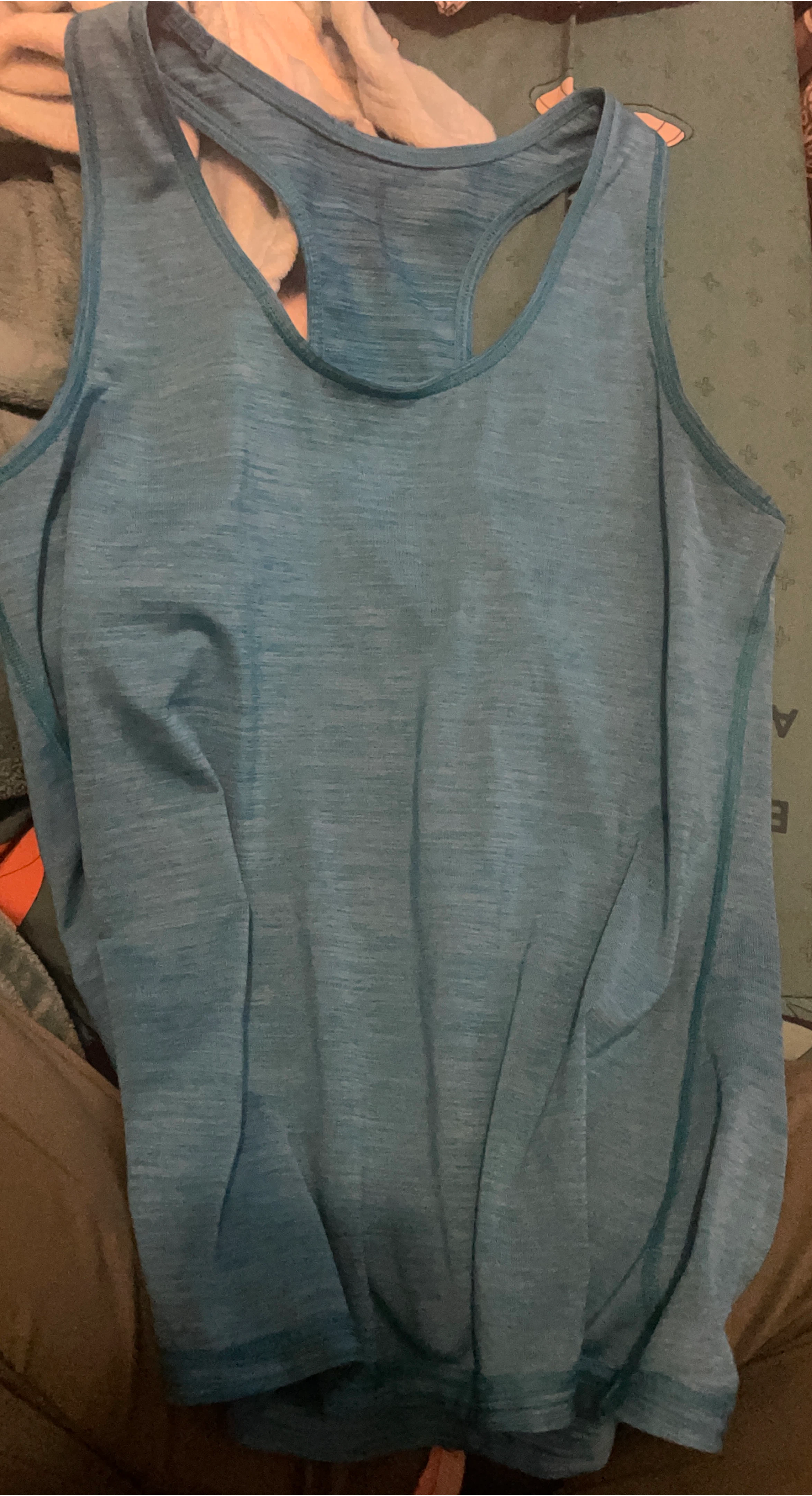 Teal Racerback Tank Top