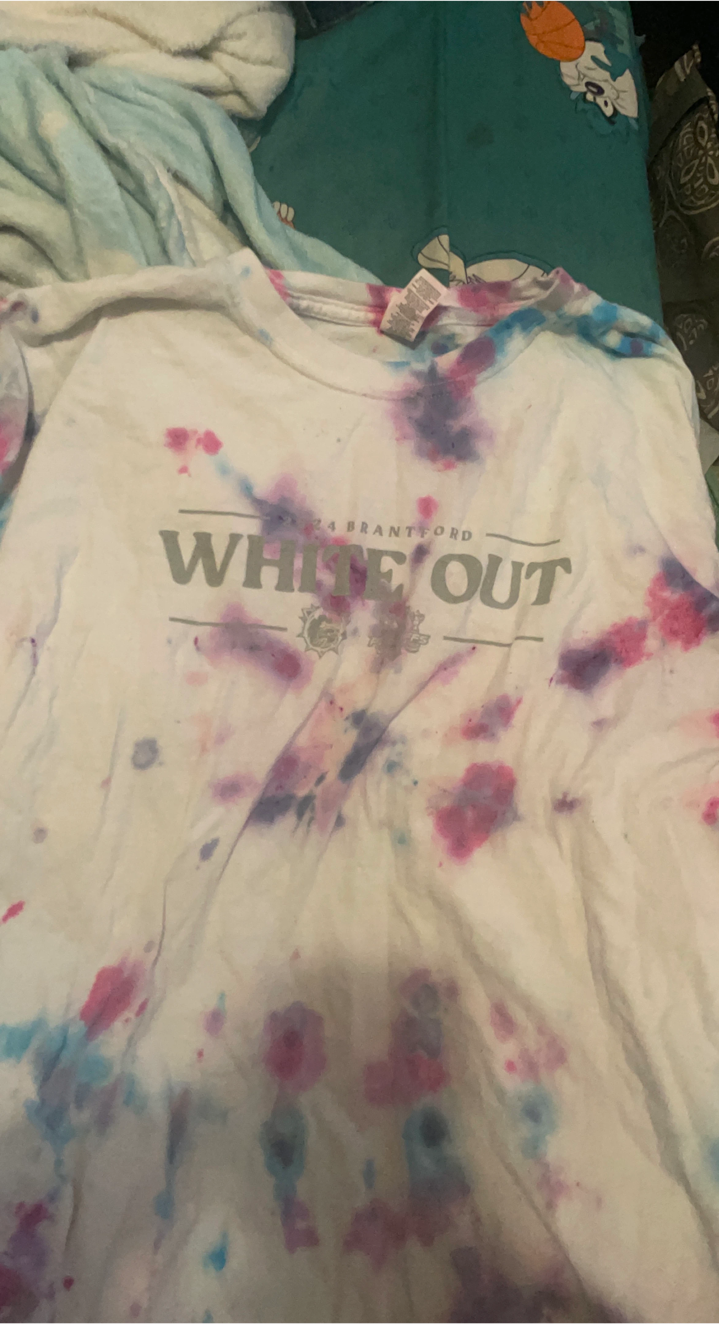 White Out We Are Brantford Tie-Dye T-Shirt