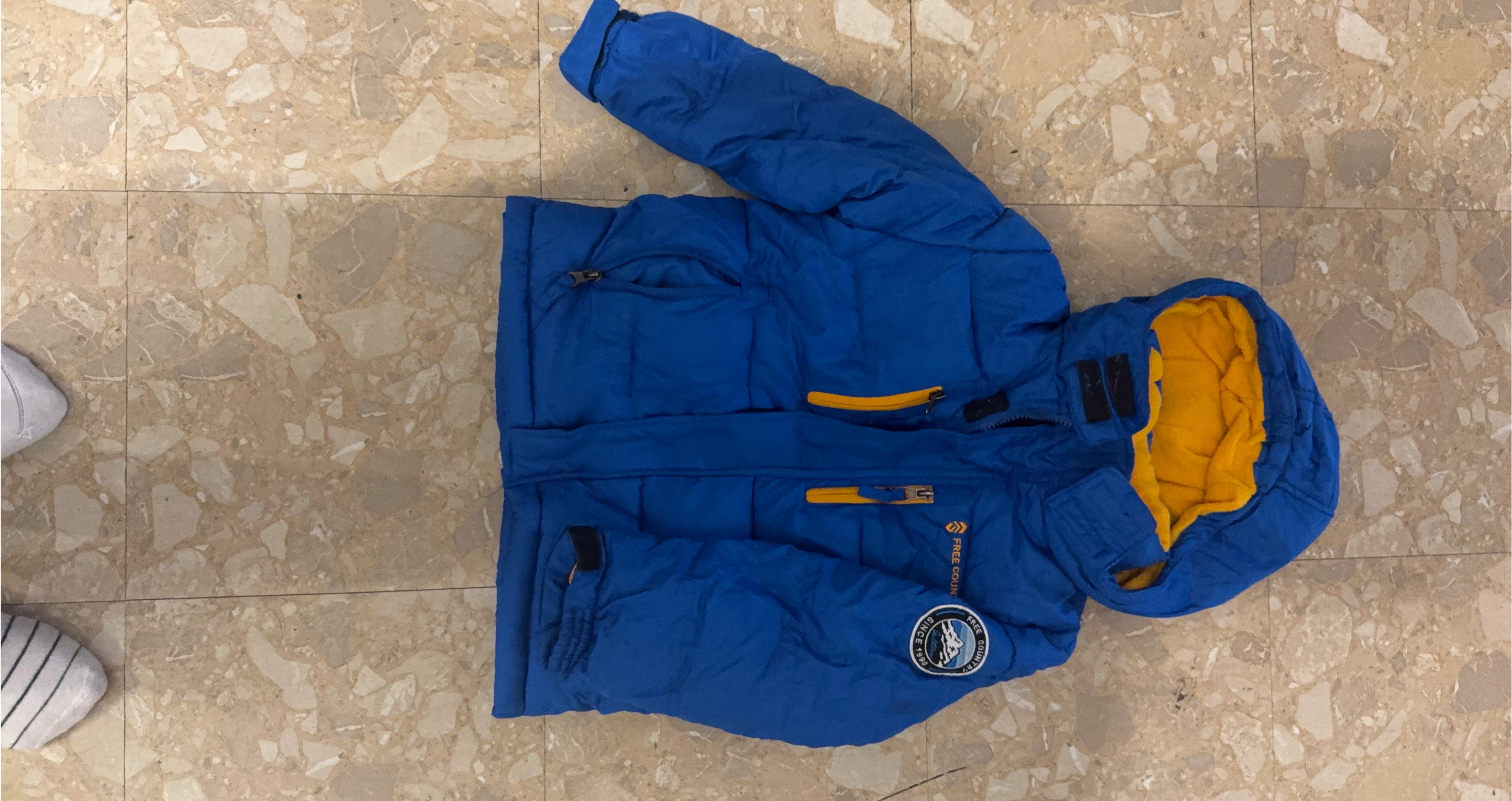 Free Country Blue Puffer Jacket