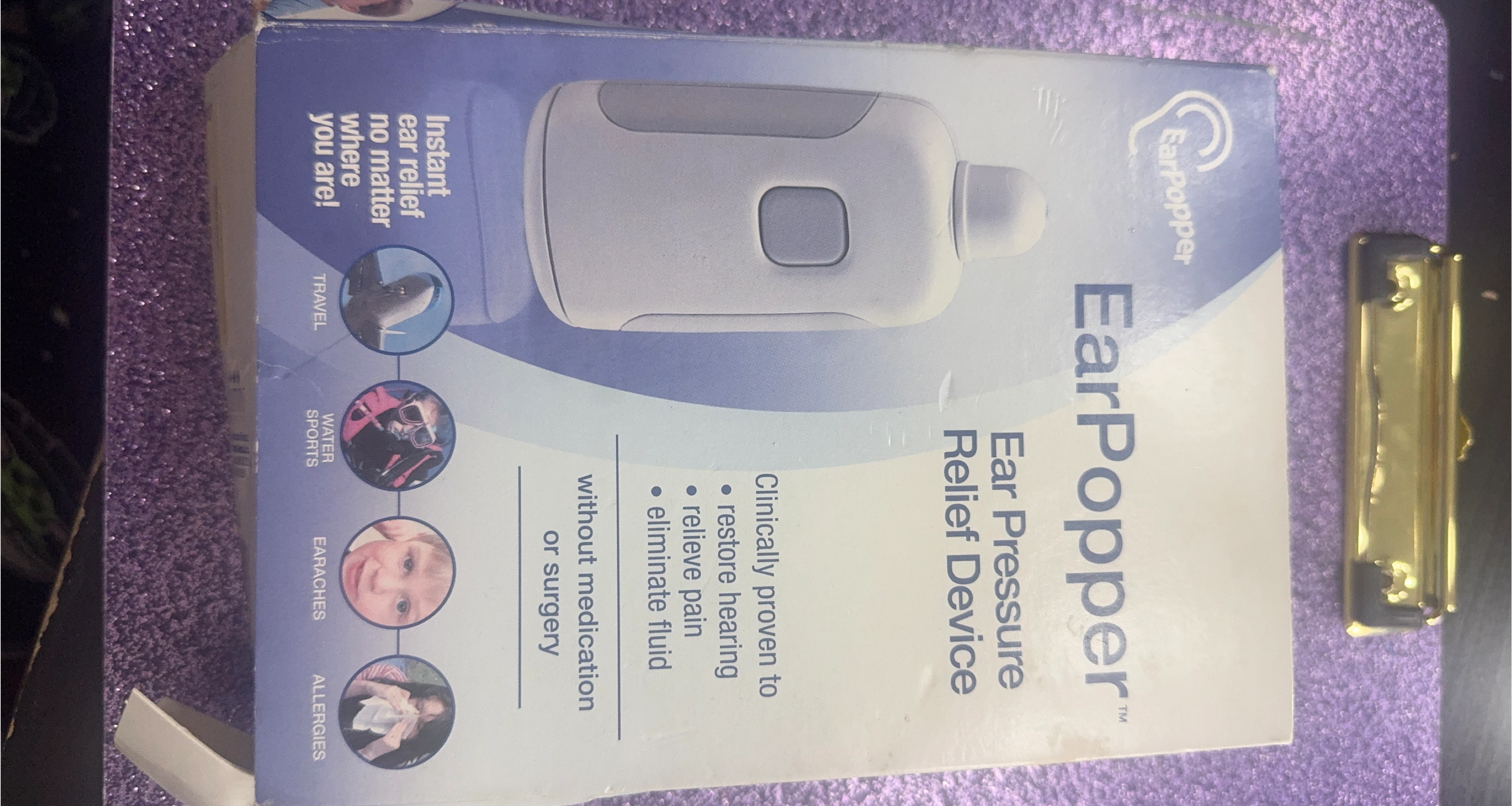 EarPopper Ear Pressure Relief Device