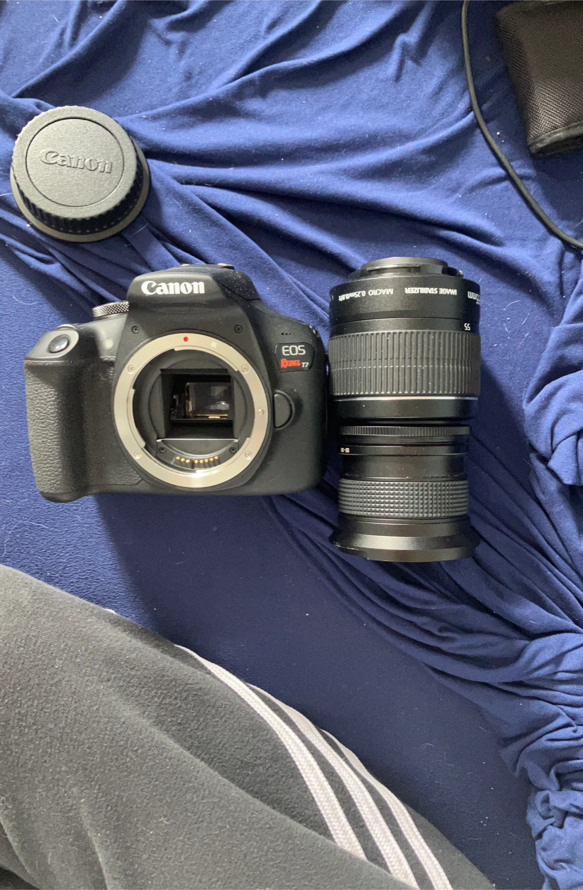 Canon EOS Rebel T7 DSLR Camera with Lens