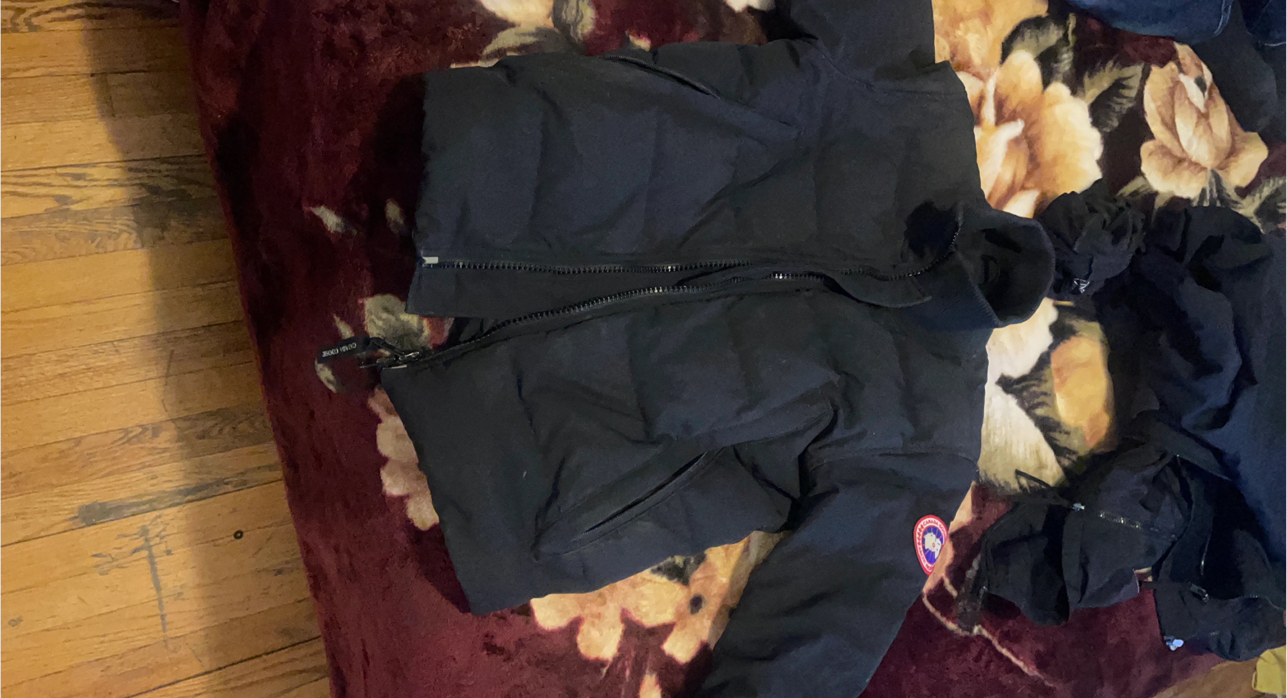Canada Goose Black Down Puffer Jacket