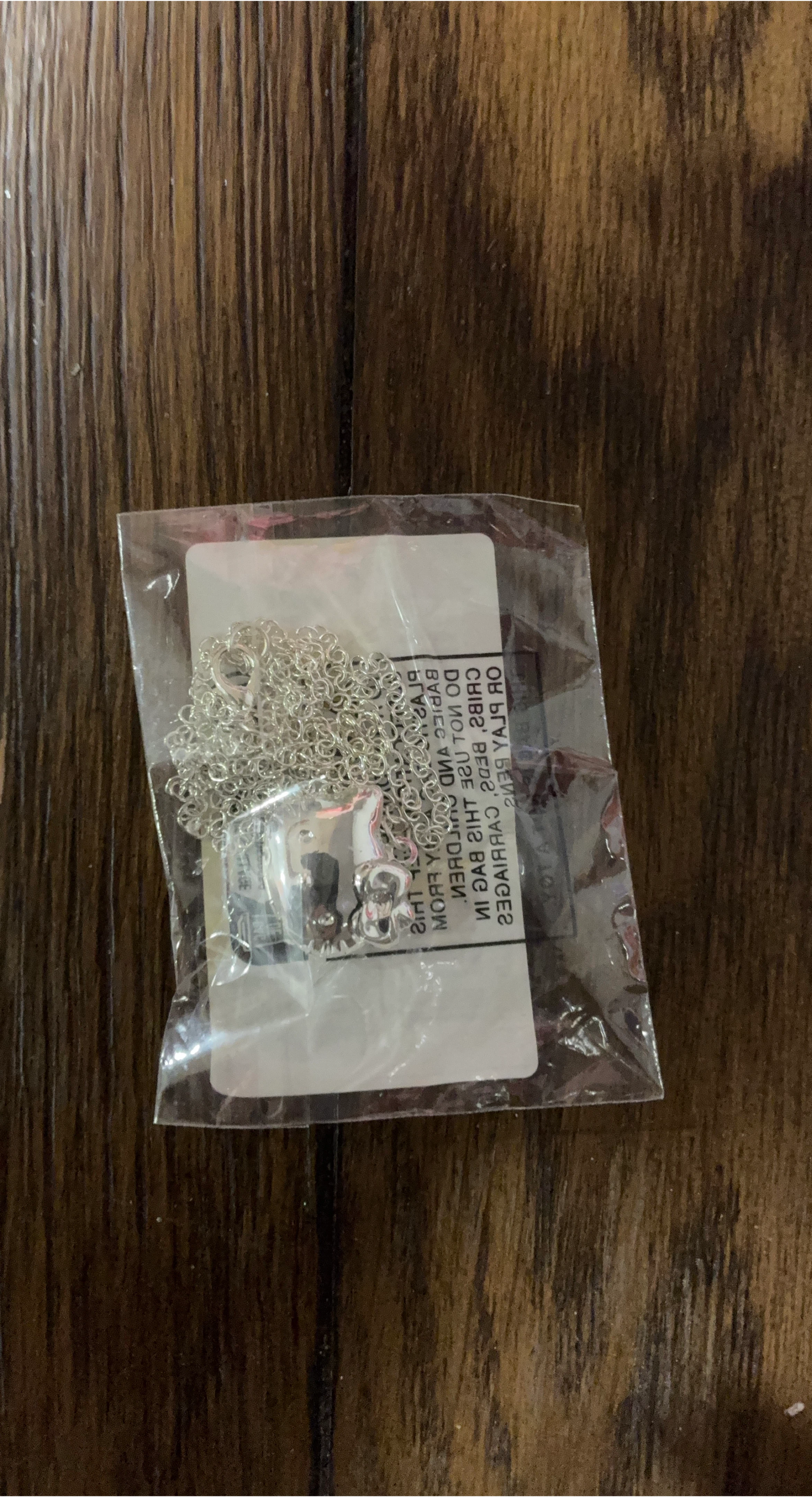 A hello Kitty, Silver Charm Necklace