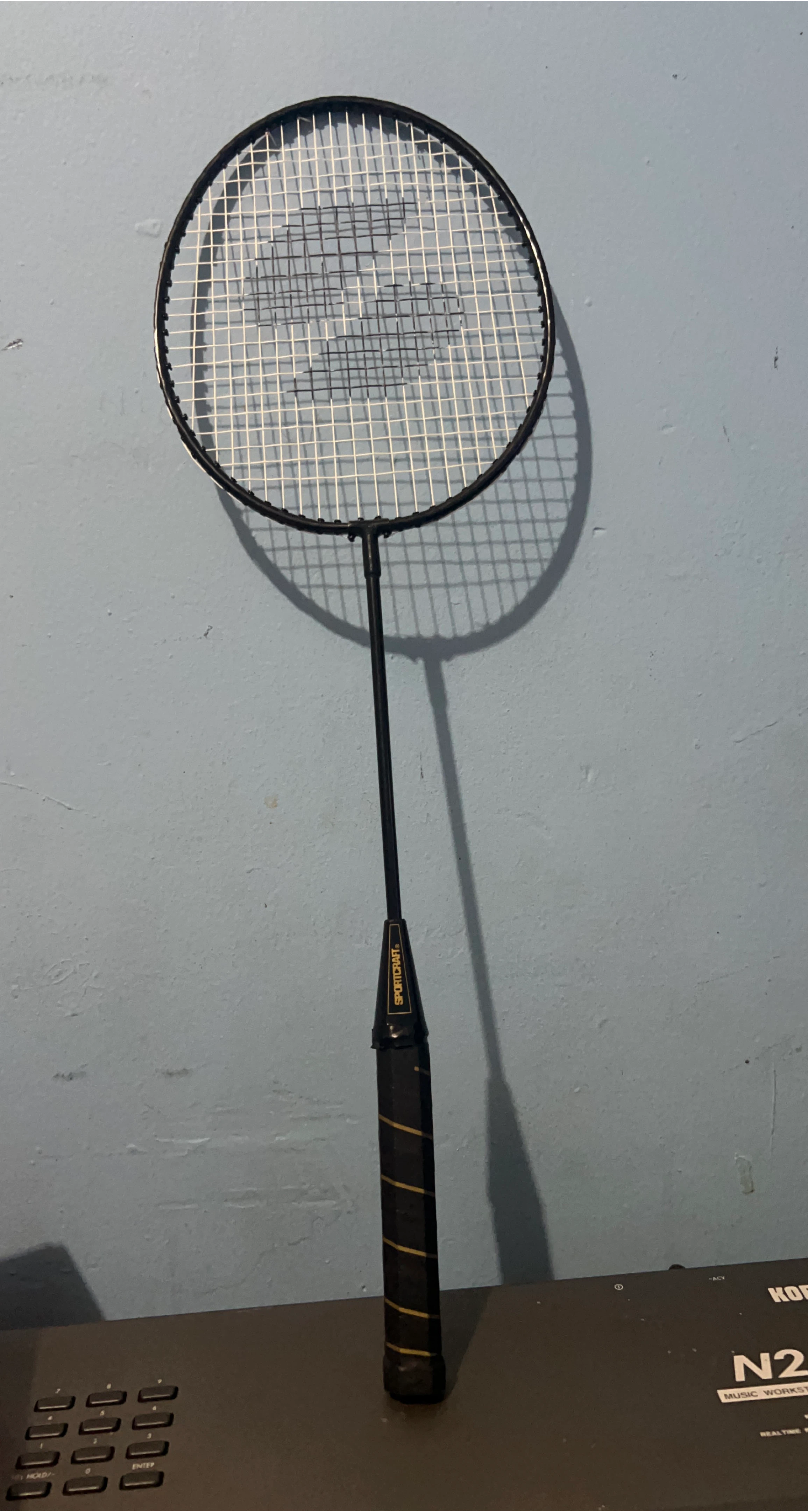 Black Sportcraft Badminton Racket
