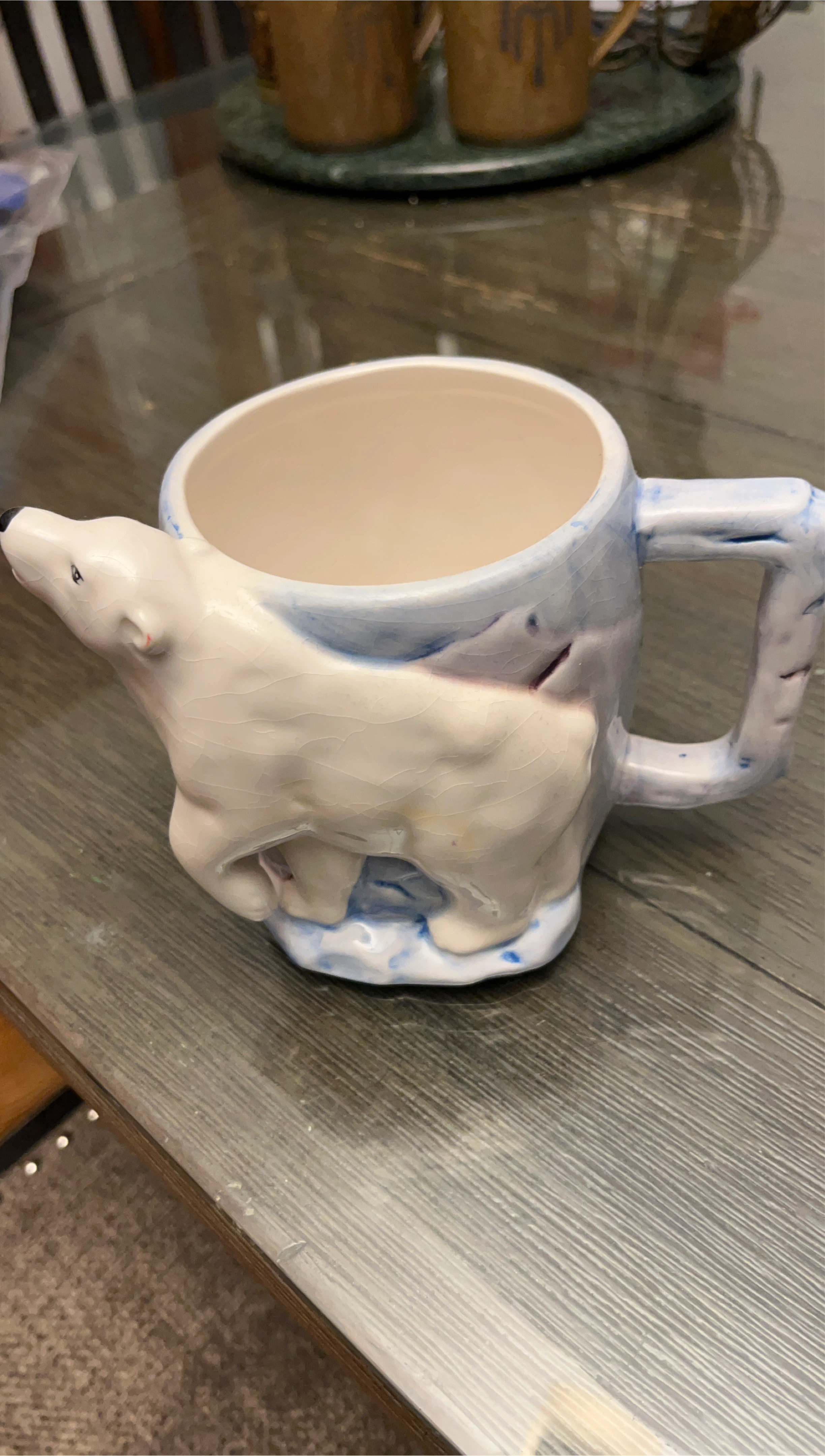 Natural Wonders Polar Bear Ceramic Mug