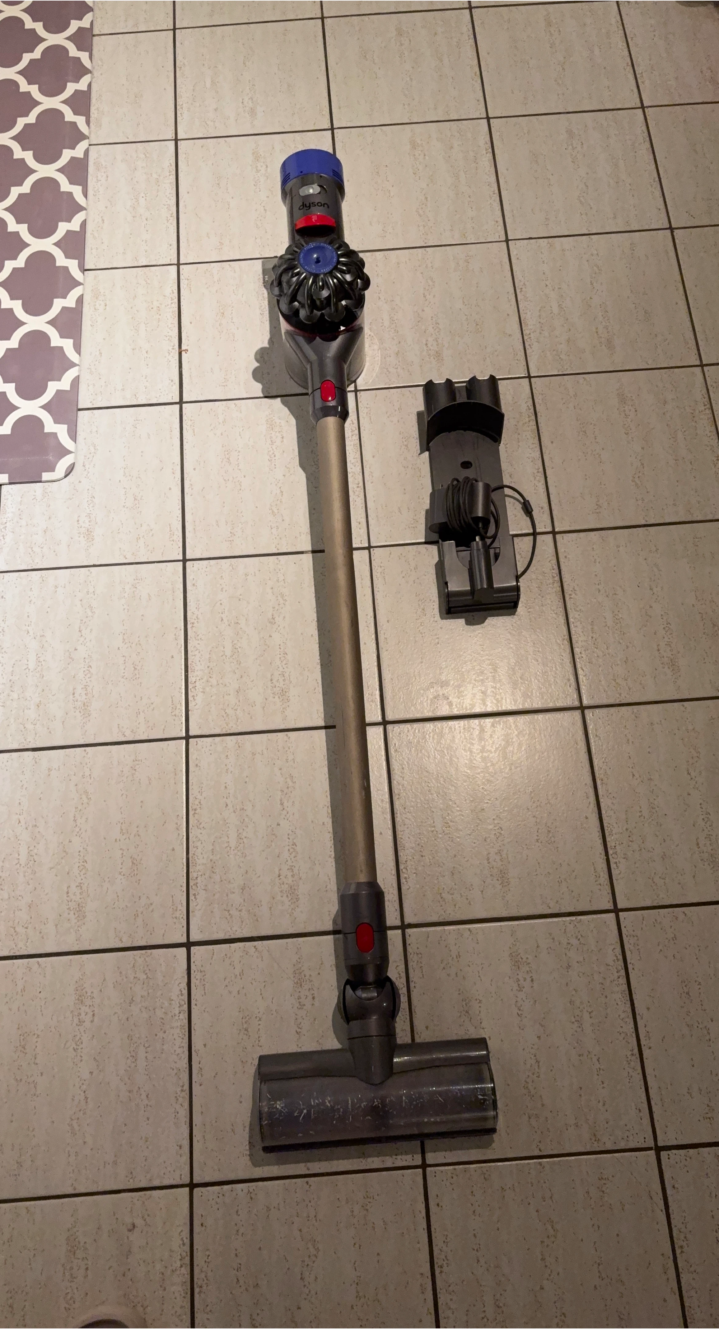 Dyson Cordless Vacuum Cleaner with Wall Mount model SV10