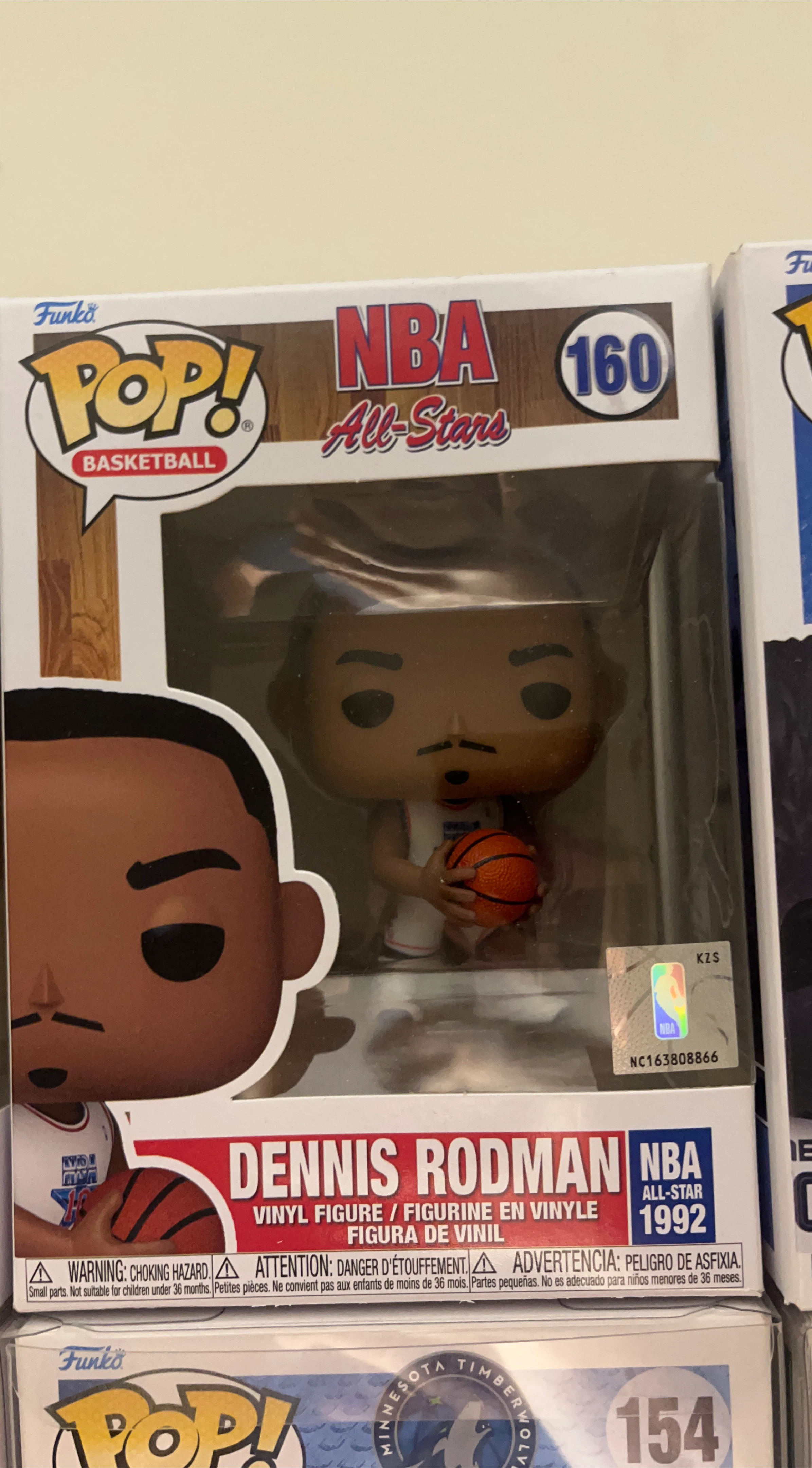 Funko Pop! NBA All-Stars Dennis Rodman #160 Vinyl Figure