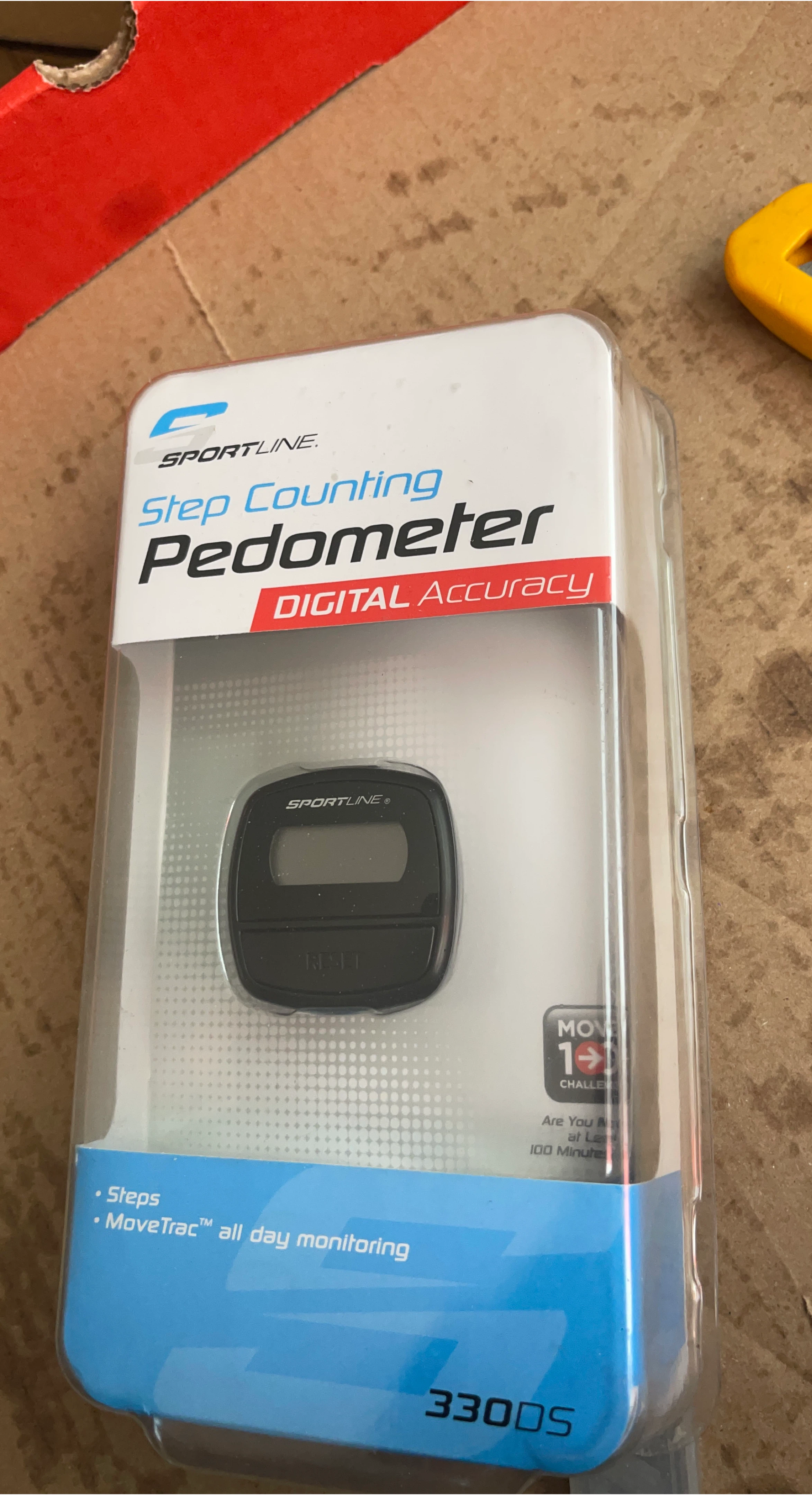 Sportline Step Counting Pedometer 330DS
