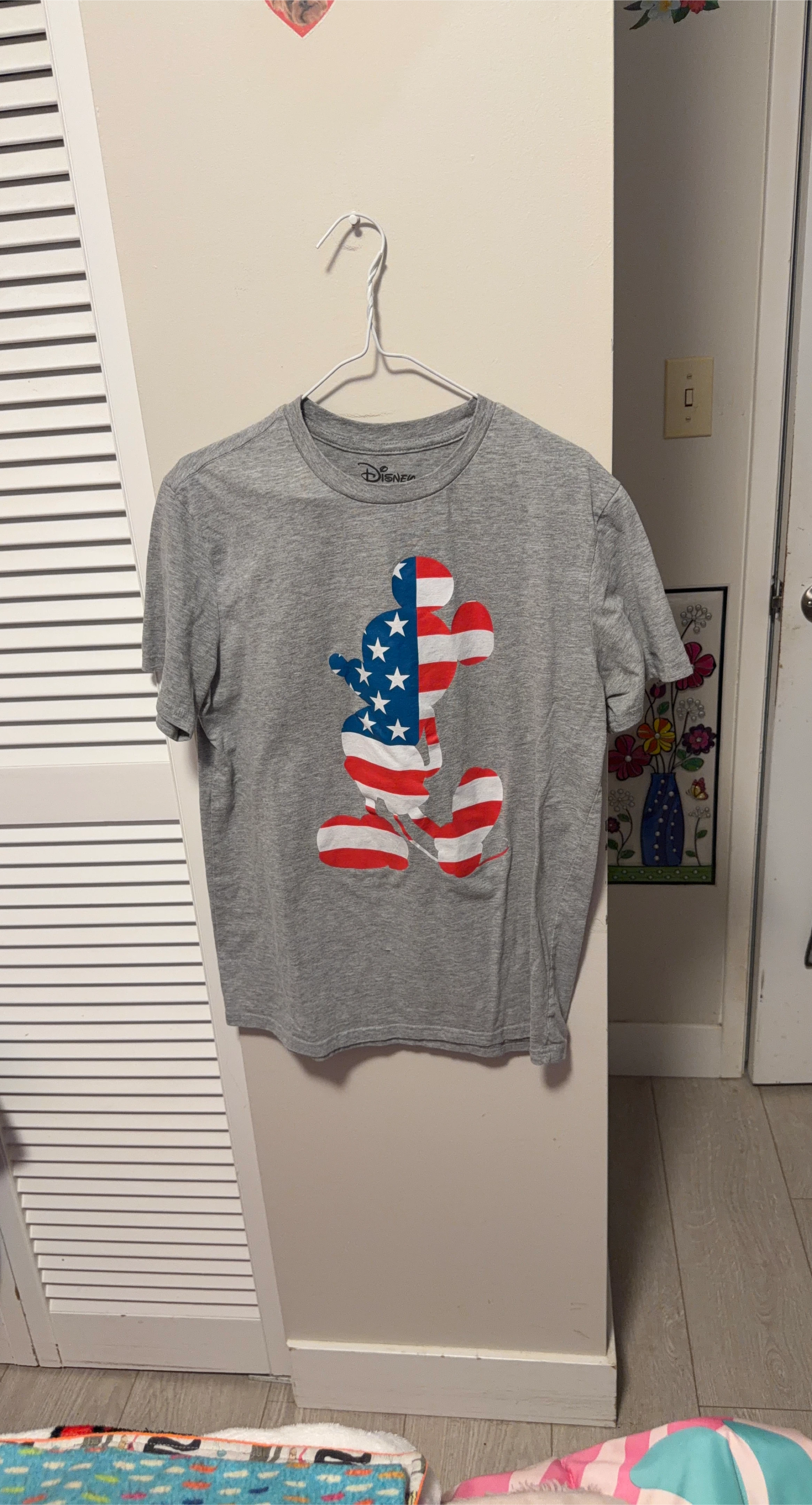 Disney Mickey Mouse American Flag T-Shirt