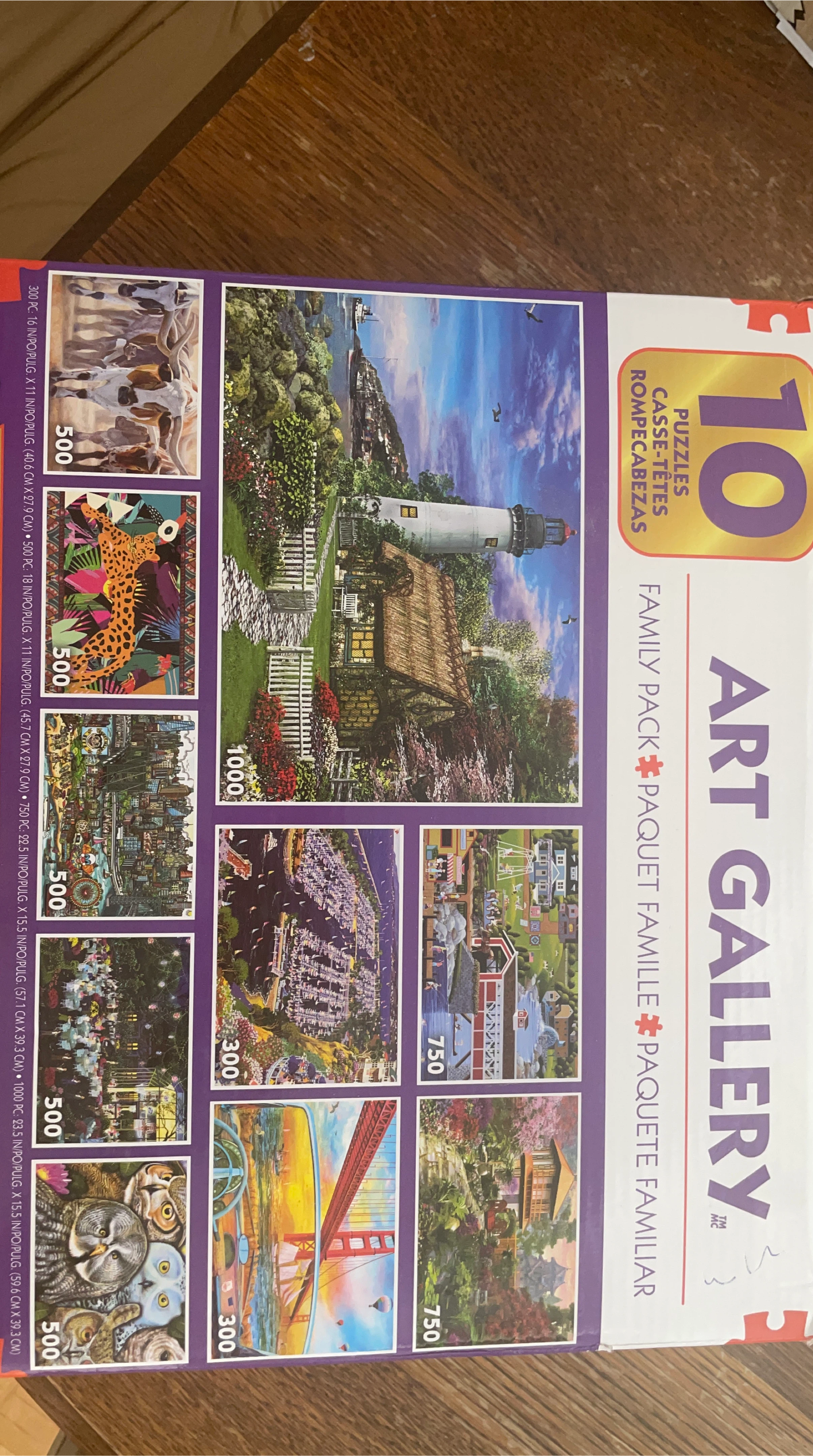 Art Gallery Family Pack 10 Puzzles