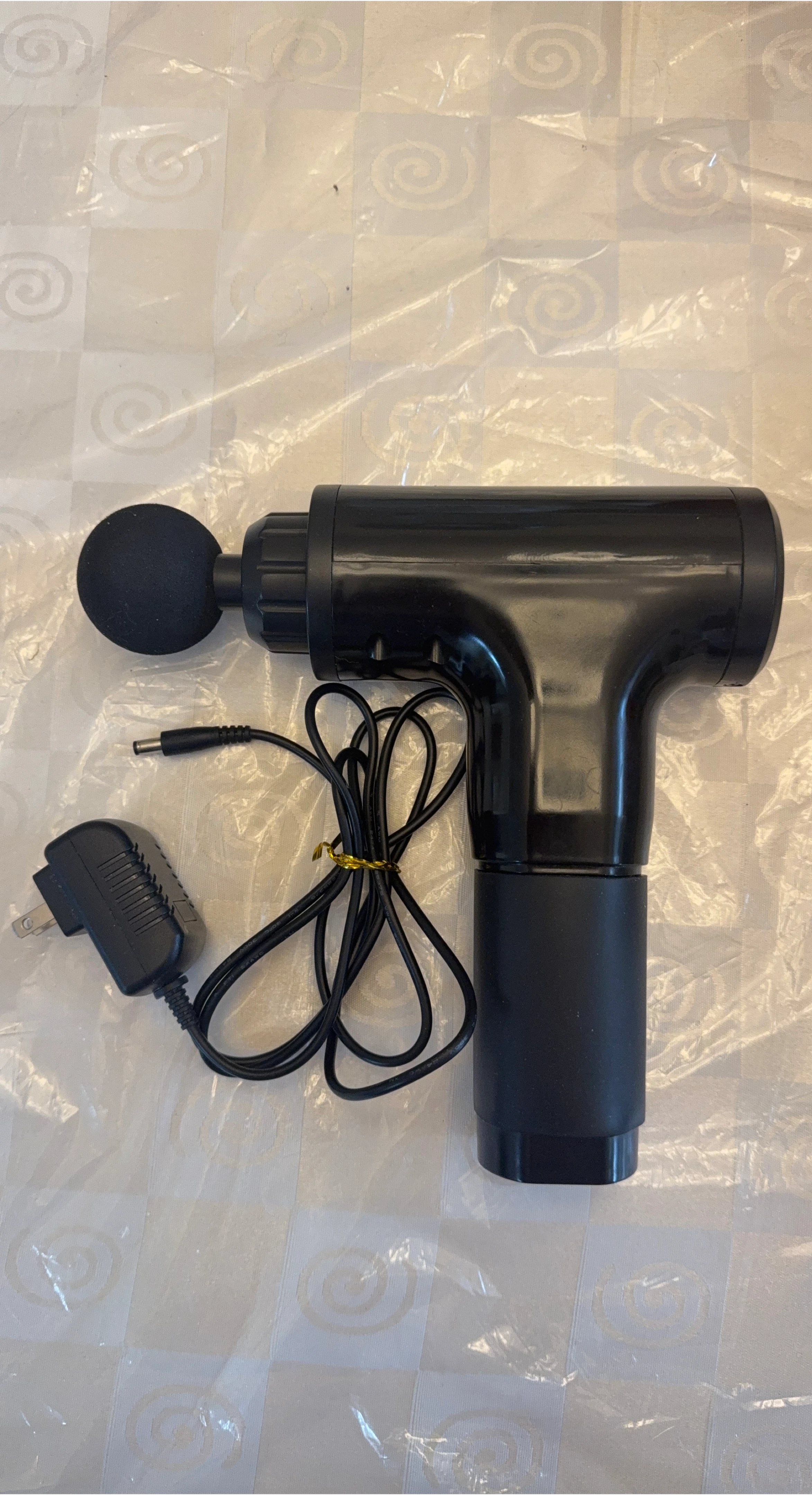 Black Massage Gun NV-06655 six speed settings