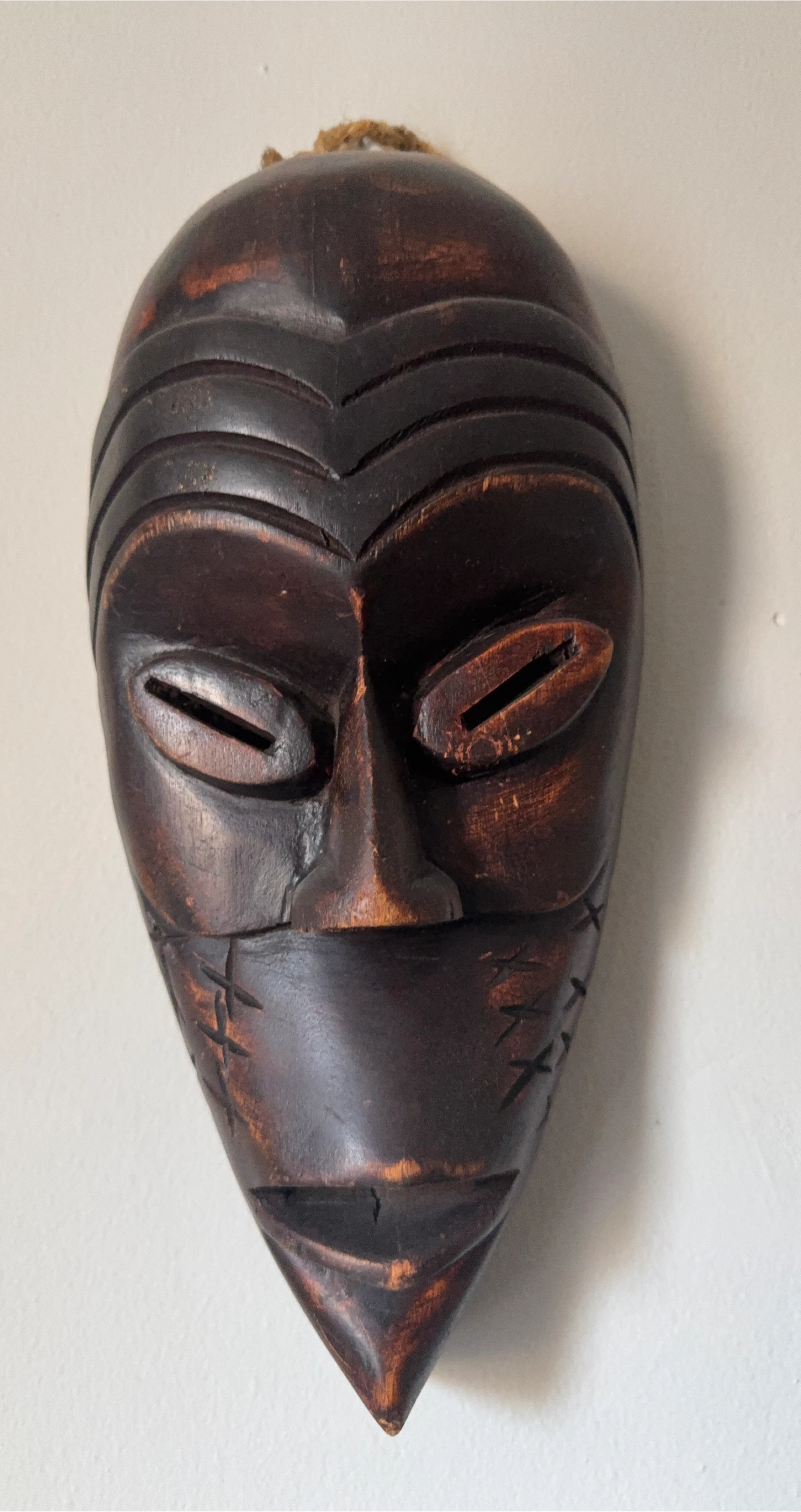 Hand Carved Wooden Tribal Mask