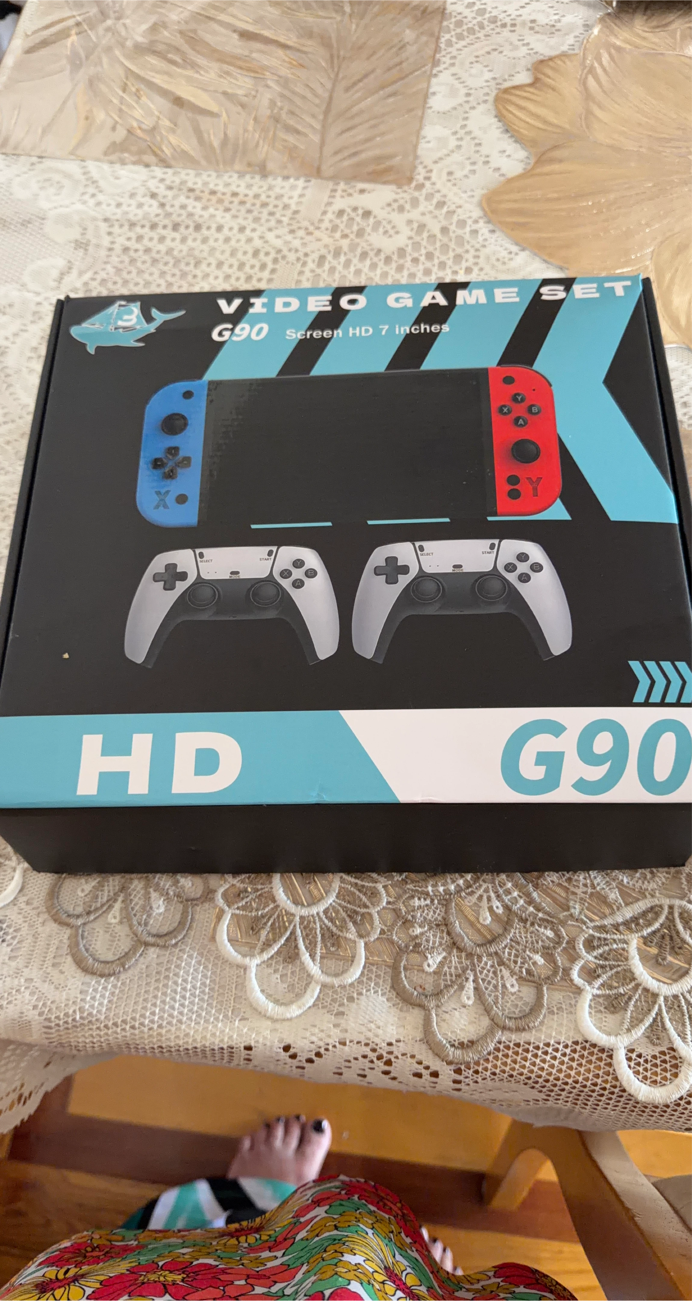 🧡G90 Video Game Set - 7 Inch HD Screen