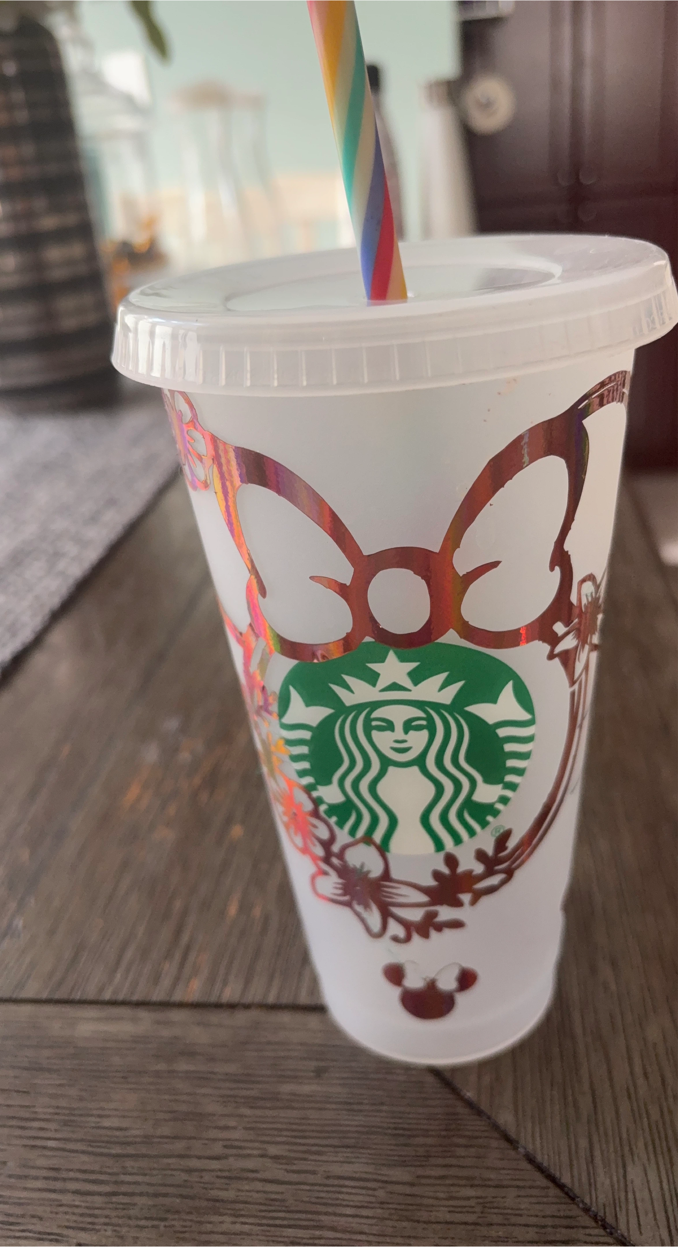Starbucks Cold Cup with Straw🧡