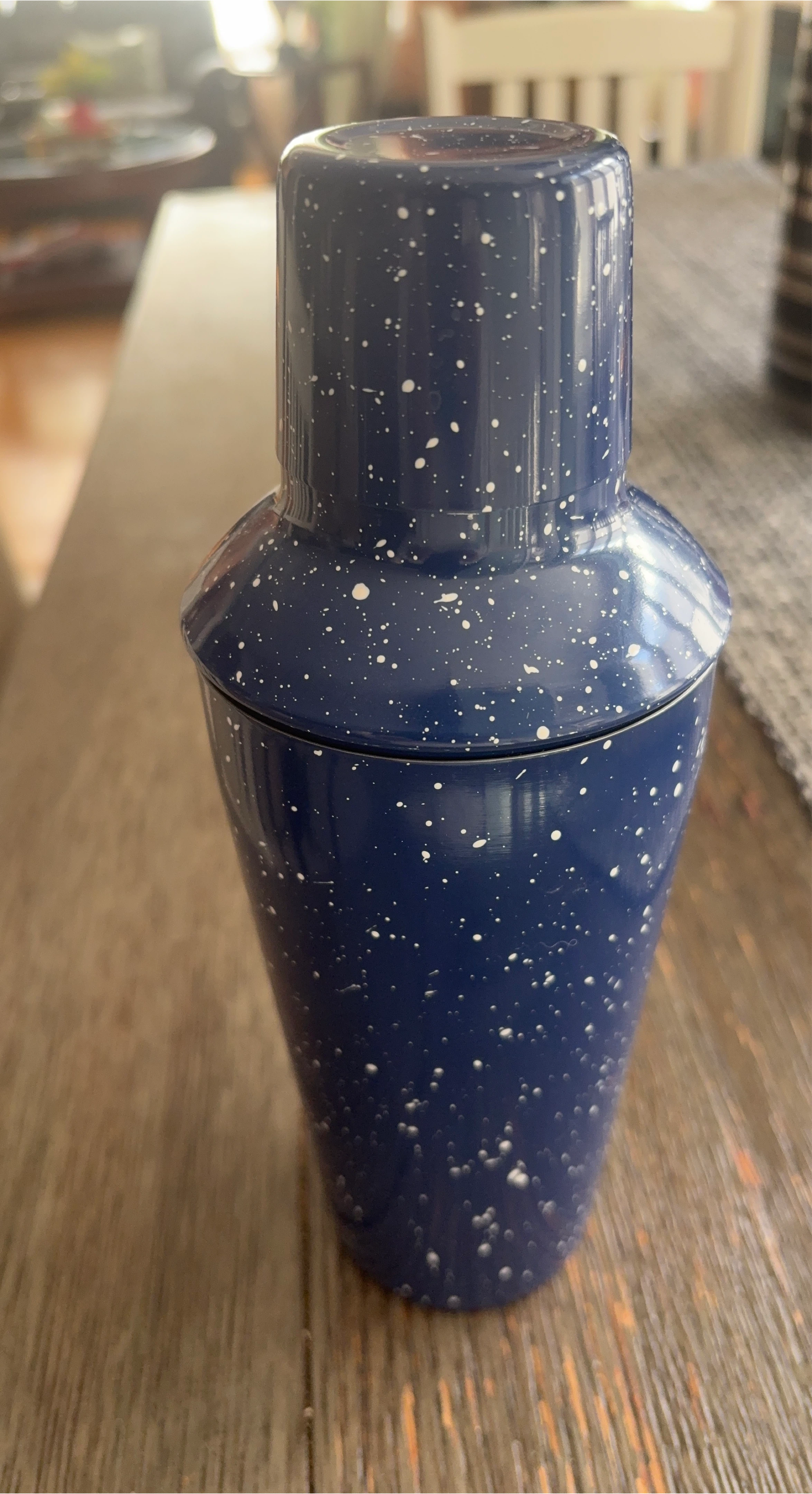 Blue Speckled Cocktail Shaker🧡