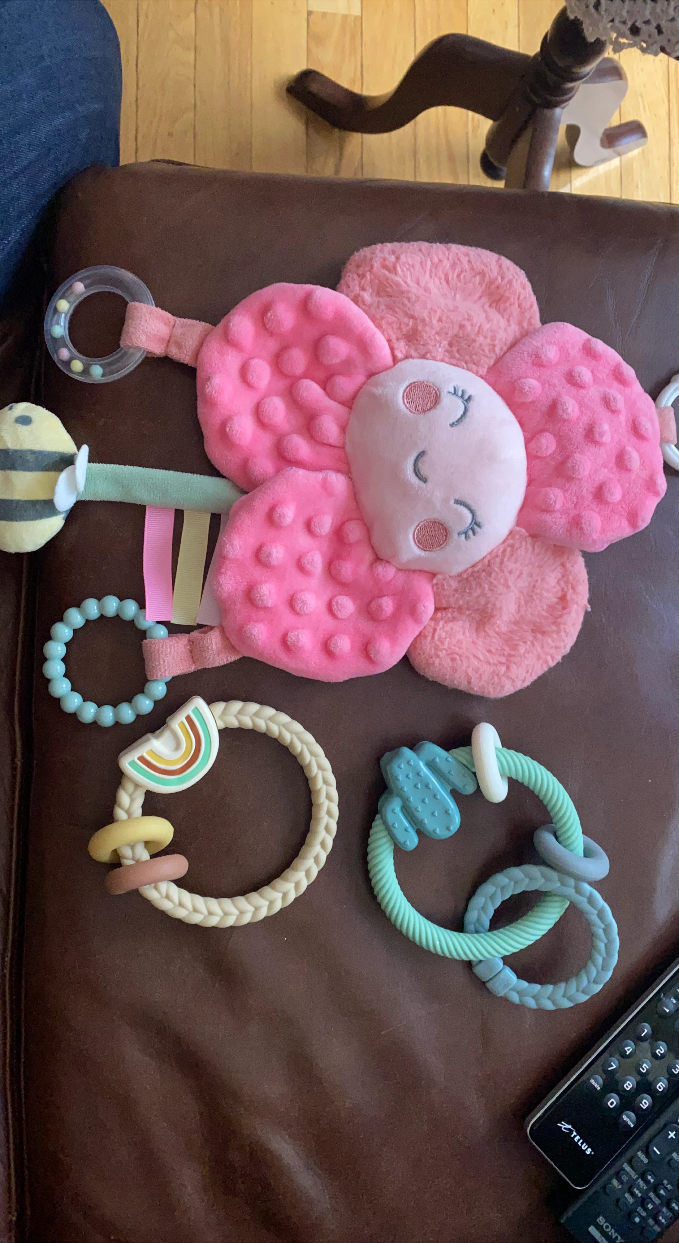 Baby Crinkle Flower Toy with Teethers