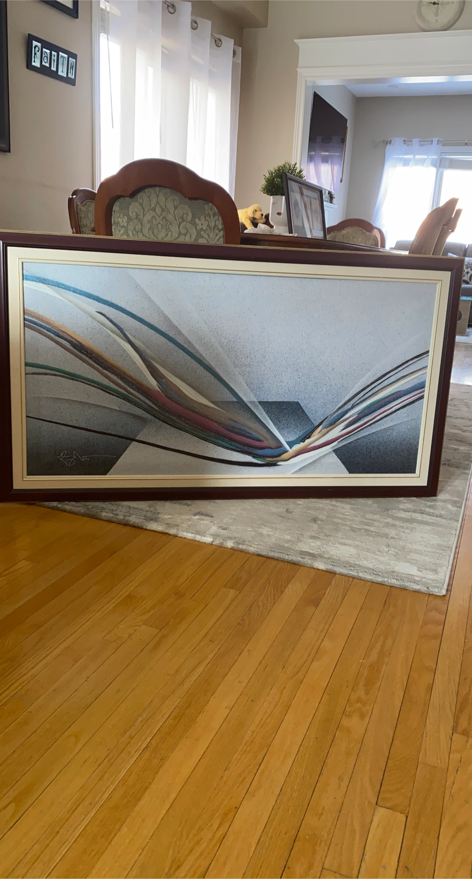 Framed Abstract Art Print