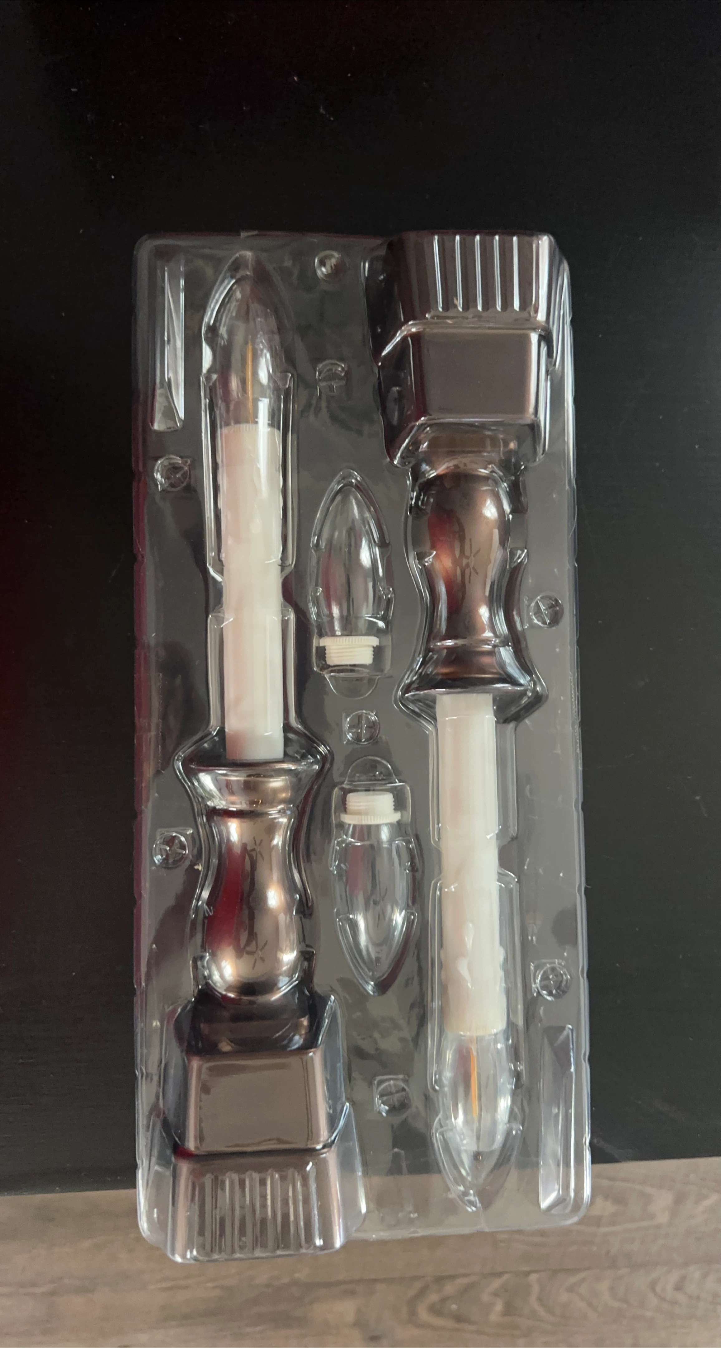LED Candle Lamp Set with Holders
