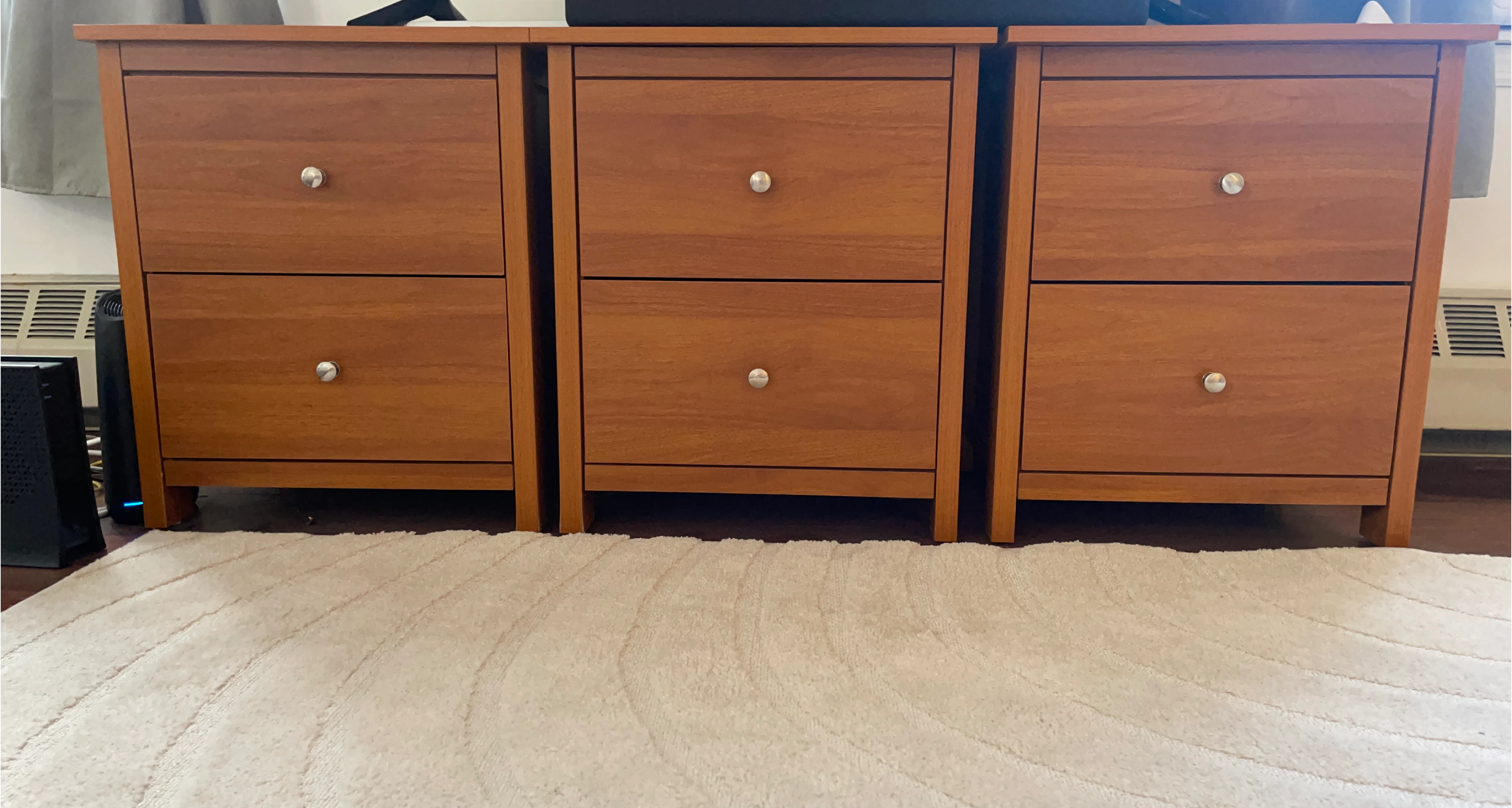 Wooden Dresser with 6 Drawers