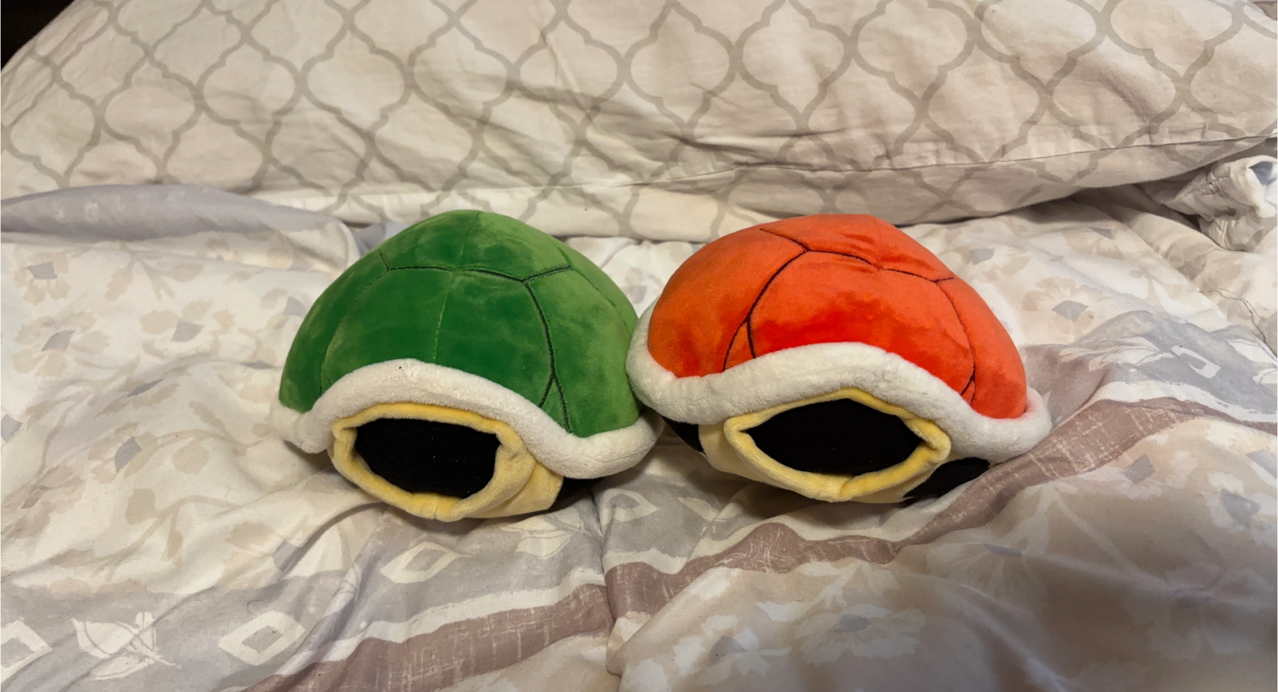 Plush Koopa Shells (Green and Red)