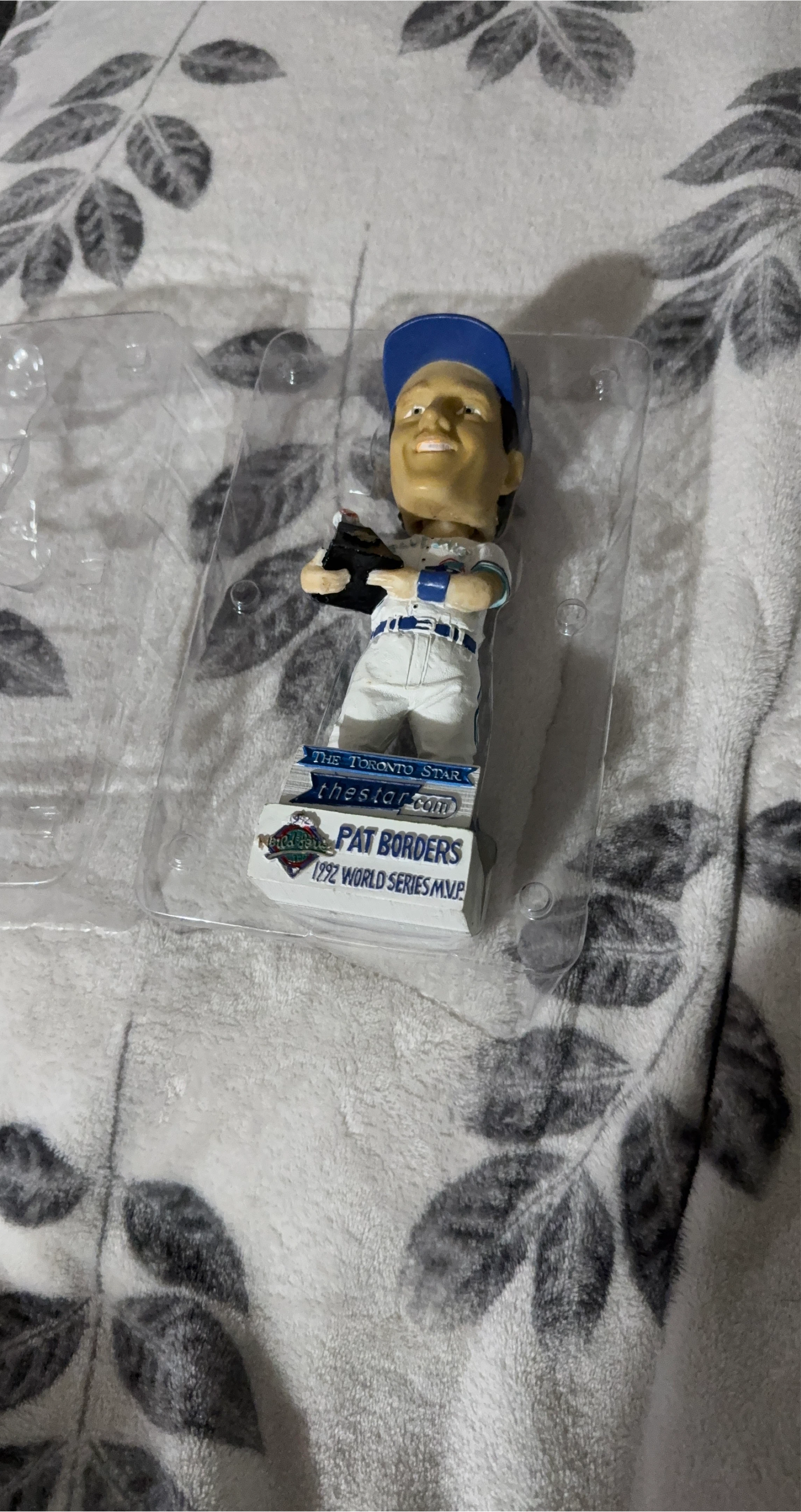 Pat Borders Toronto Blue Jays Bobblehead 1992 World Series MVP