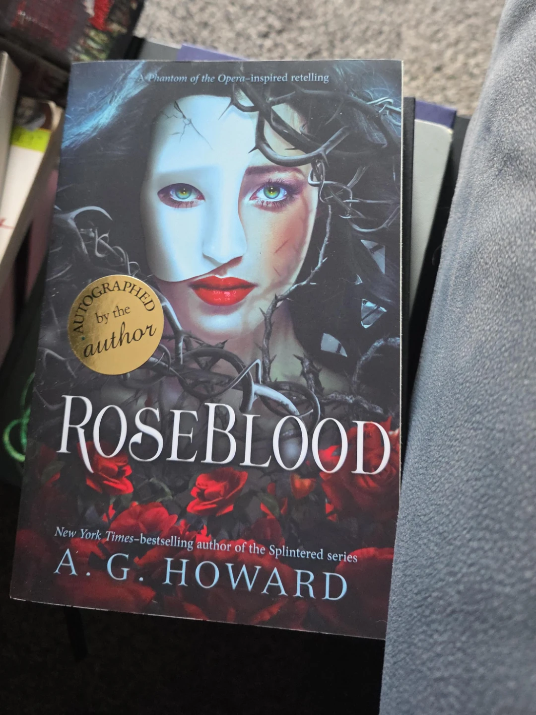 Roseblood Autographed Book by A.G. Howard