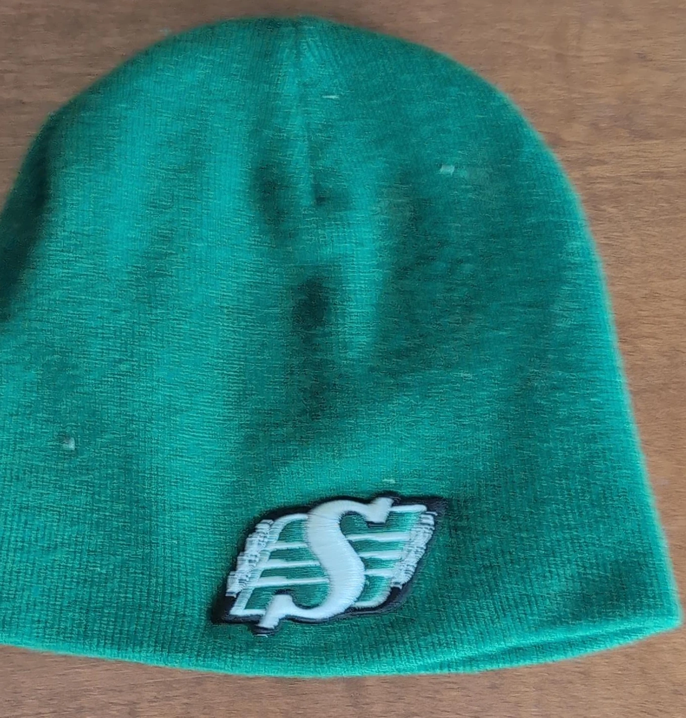 Green Saskatchewan Roughriders Beanie