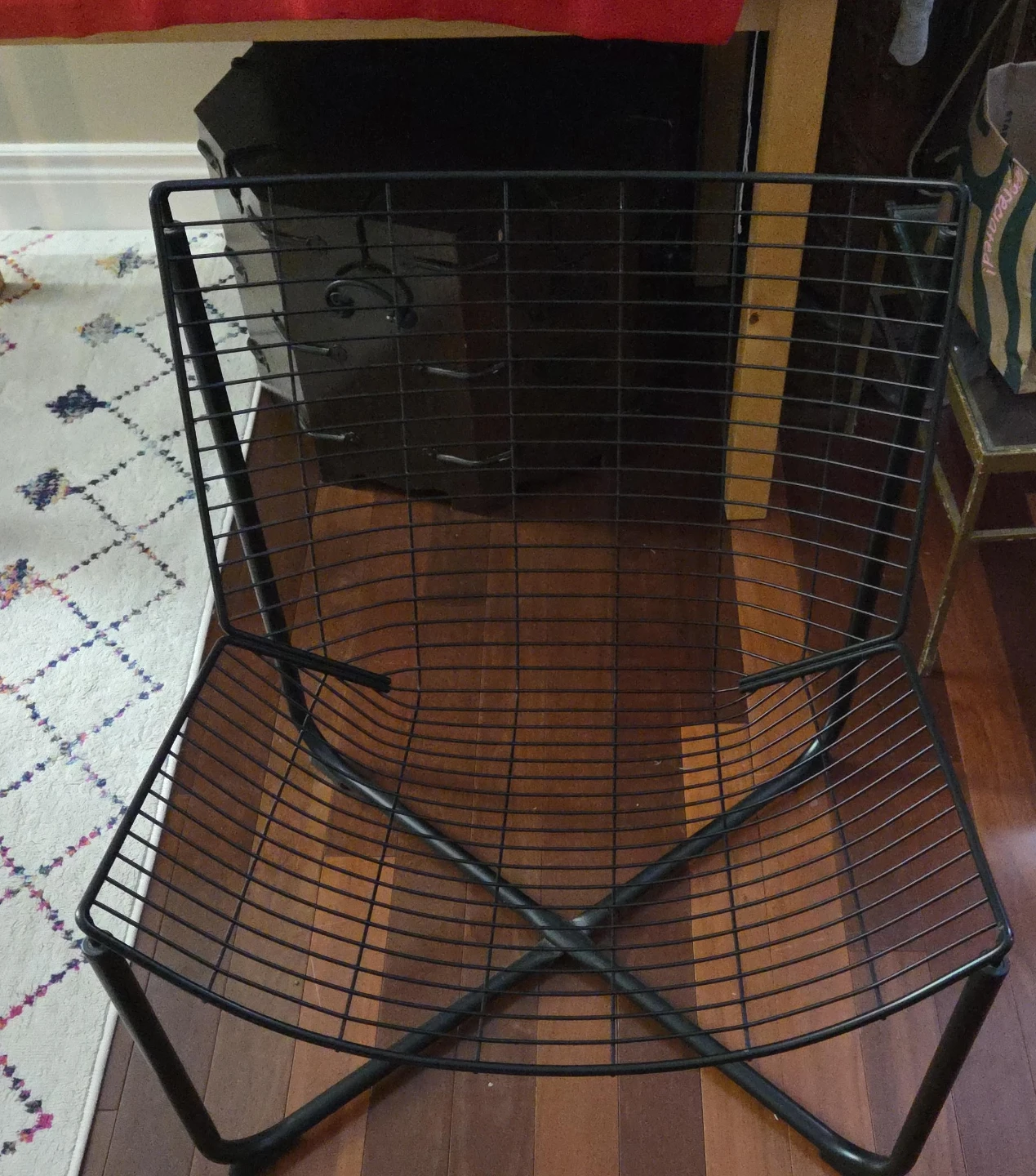 Black Wire Frame Chair