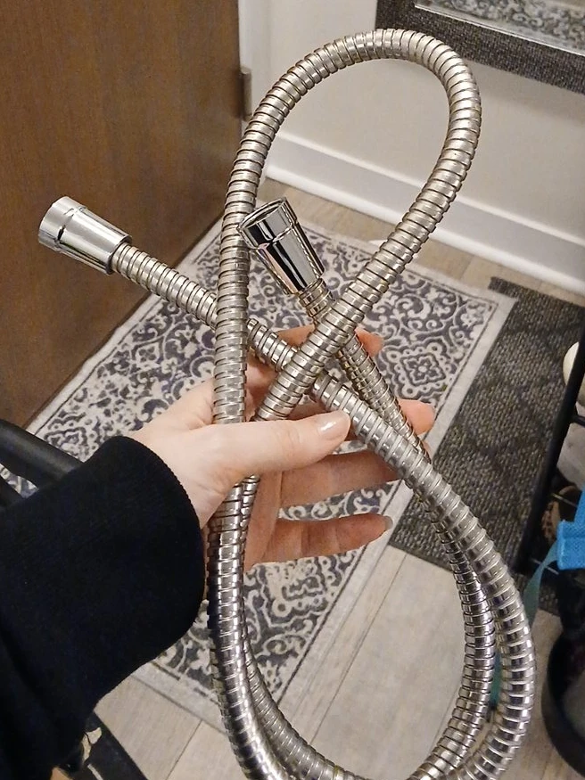Silver Flexible Shower Hose Replacement