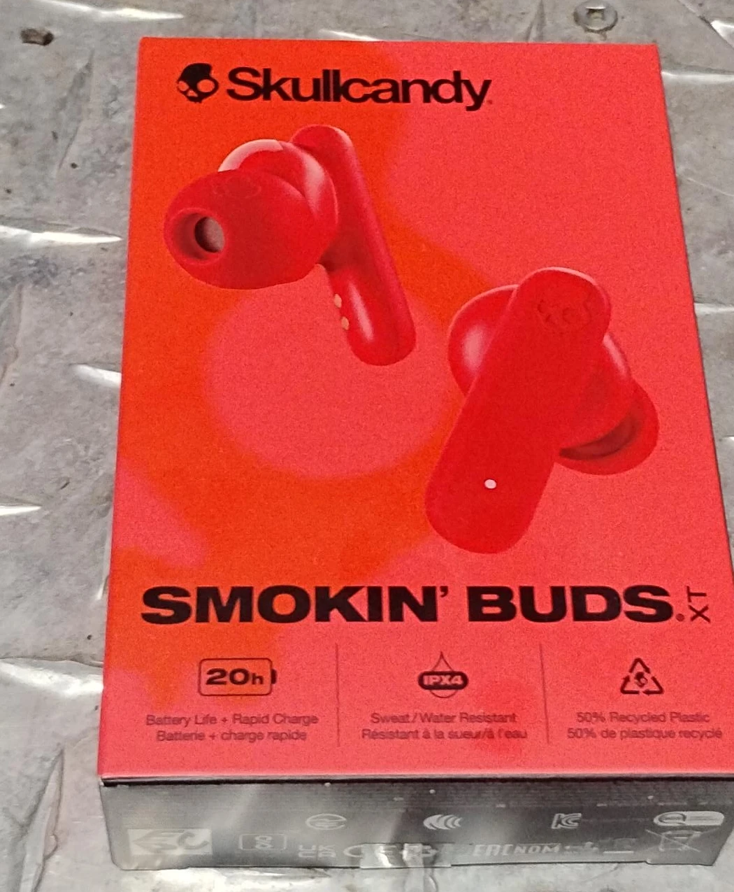 Skullcandy Smokin' Buds 2 True Wireless Earbuds - Red