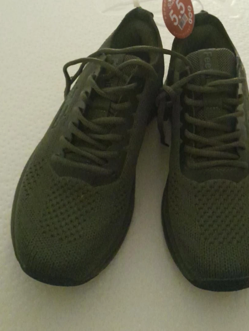 Green Running Shoes Size 5.5