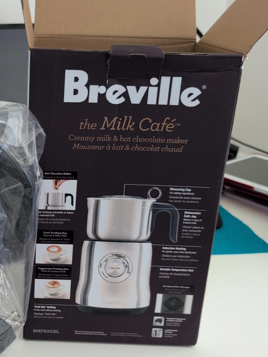Breville Milk Cafe Creamy Milk & Hot Chocolate Maker