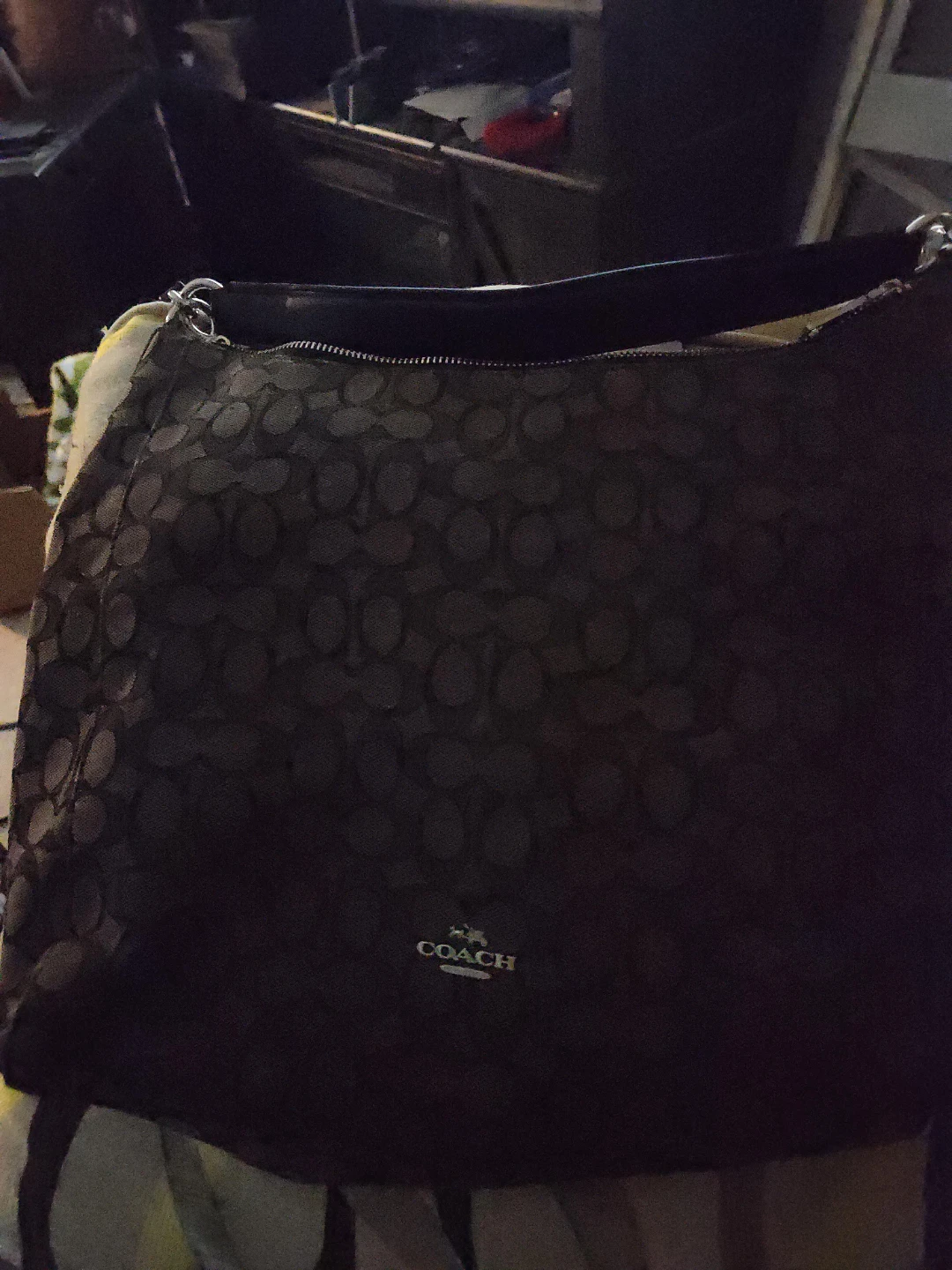 Coach Monogram Hobo Bag