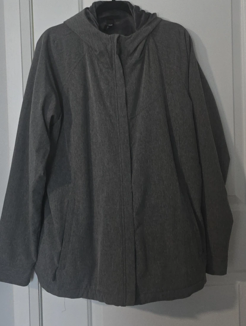 Grey Hooded Jacket