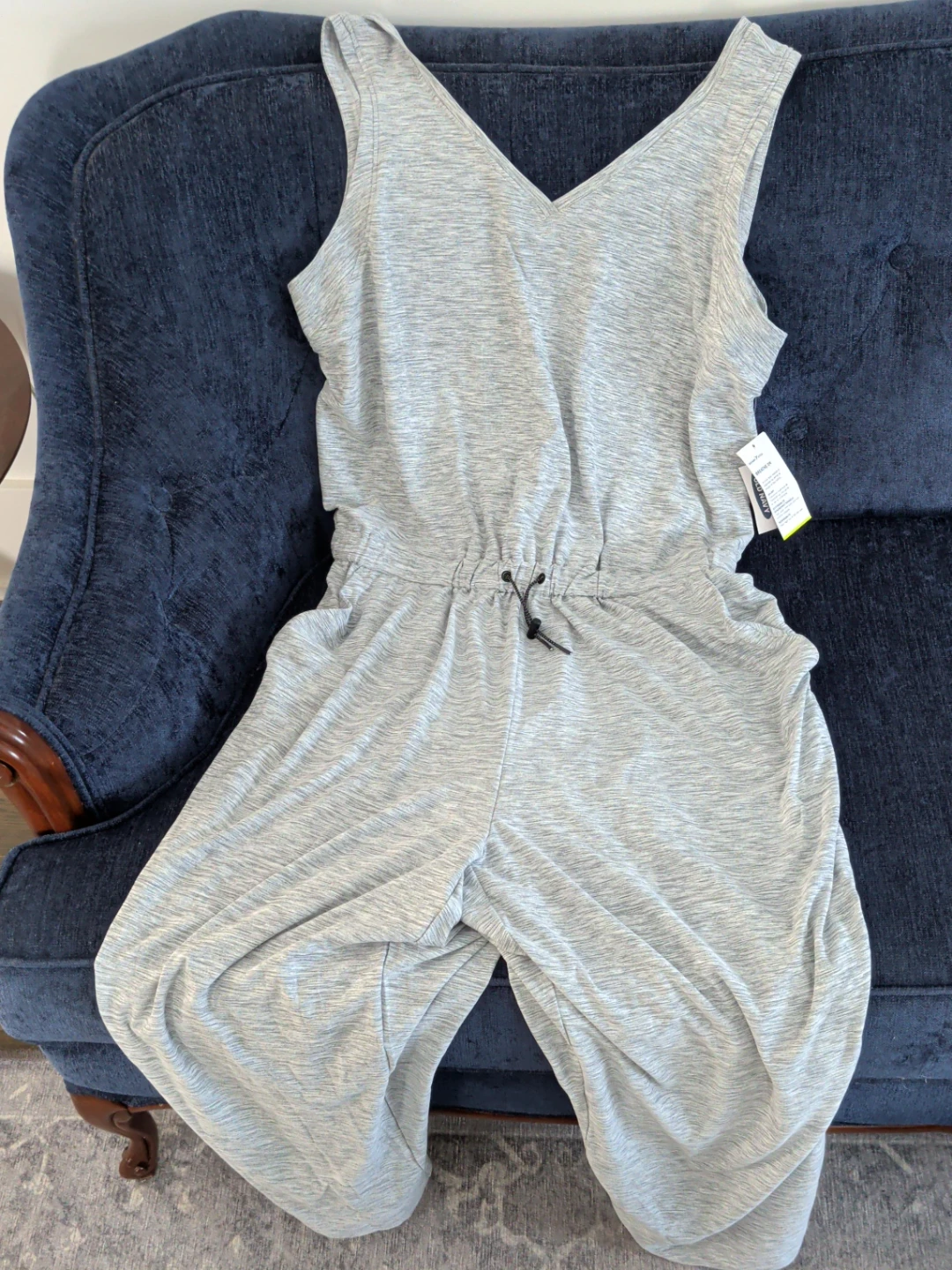 Old Navy Grey Jersey Jumpsuit