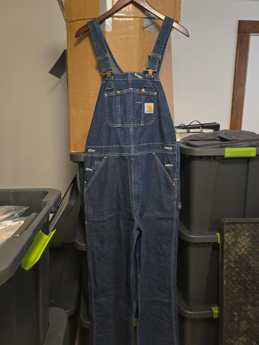 Carhartt Denim Bib Overalls 32x32