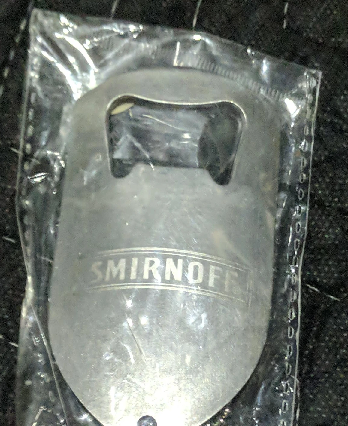 Smirnoff Bottle Opener Keychain