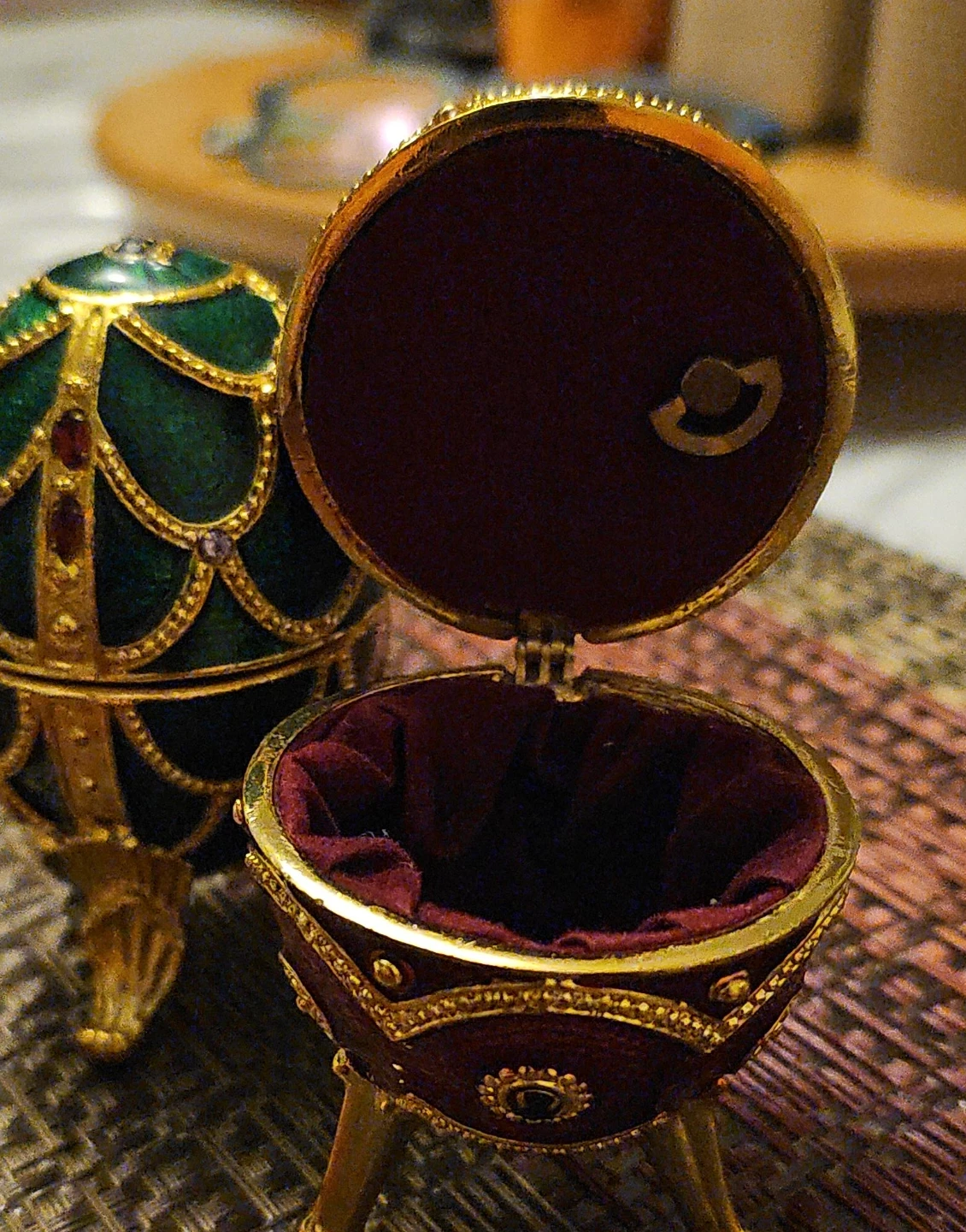 Decorative Egg Trinket Boxes Set - photo 2