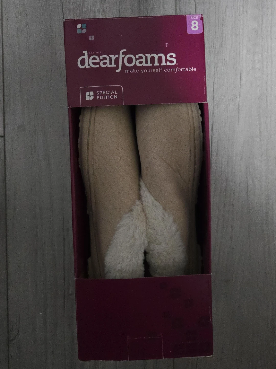 Dearfoams Women's Slippers Size 8