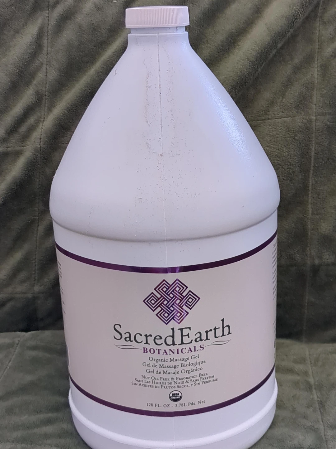 SacredEarth Botanicals Organic Massage Gel 128 fl. oz.