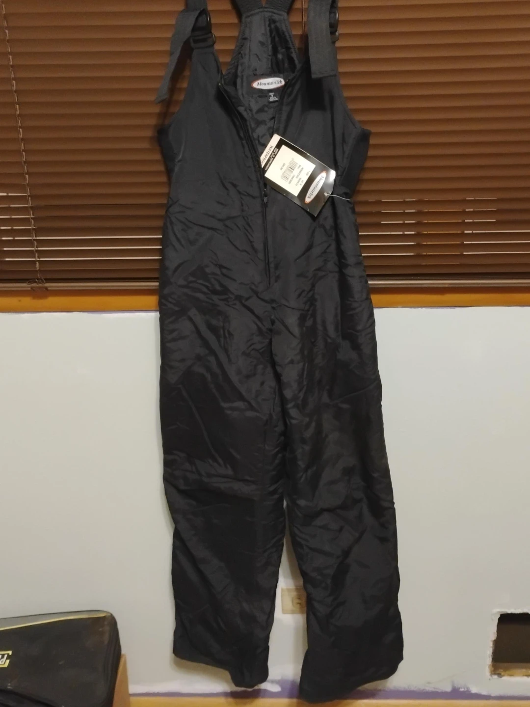Mountain Tek Waterproof Ski Bib Overalls - Black - Size 8