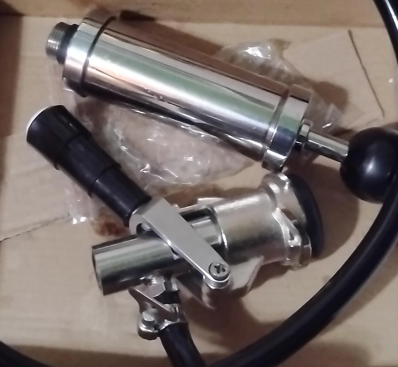 Beer Tap Faucet and Faucet Handle Assembly
