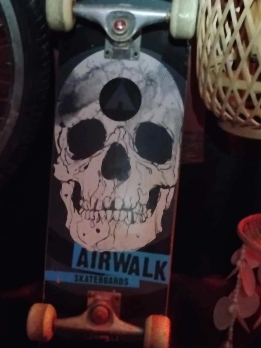 Airwalk Skateboards Skull Graphic Skateboard