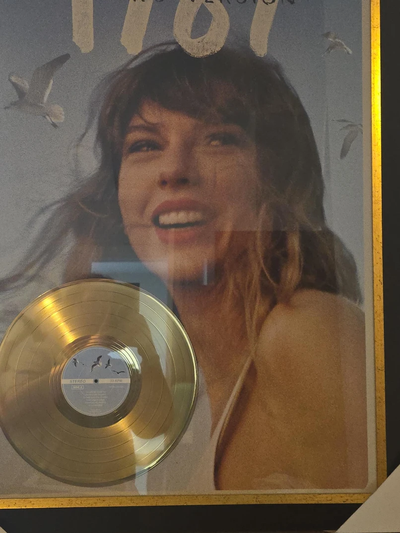 Taylor Swift 1989 Gold Record Award
