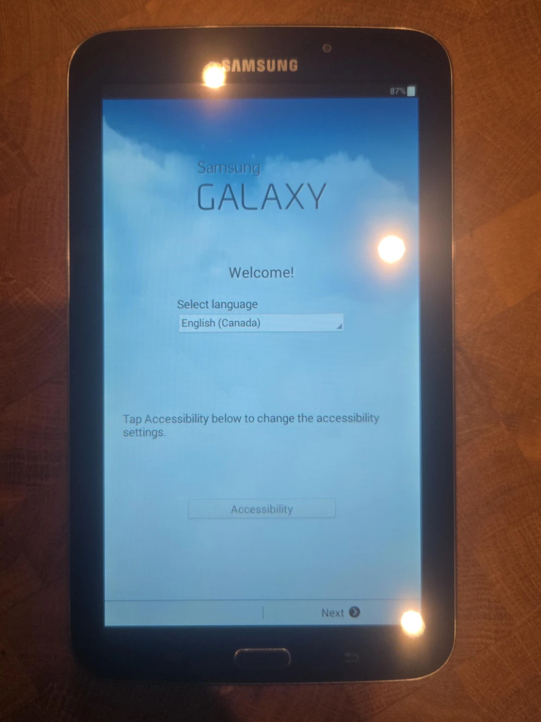Samsung Galaxy Tablet