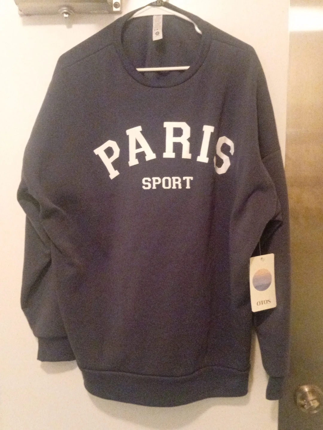 OTOs New York Paris Sport Sweatshirt 3X Navy Blue