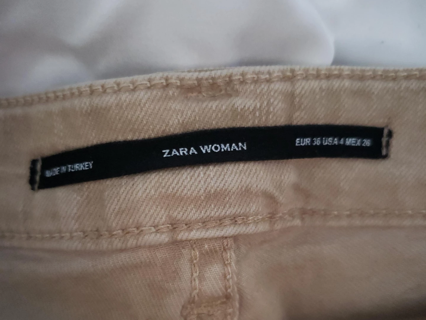 Zara Woman Khaki Pants - Size 4