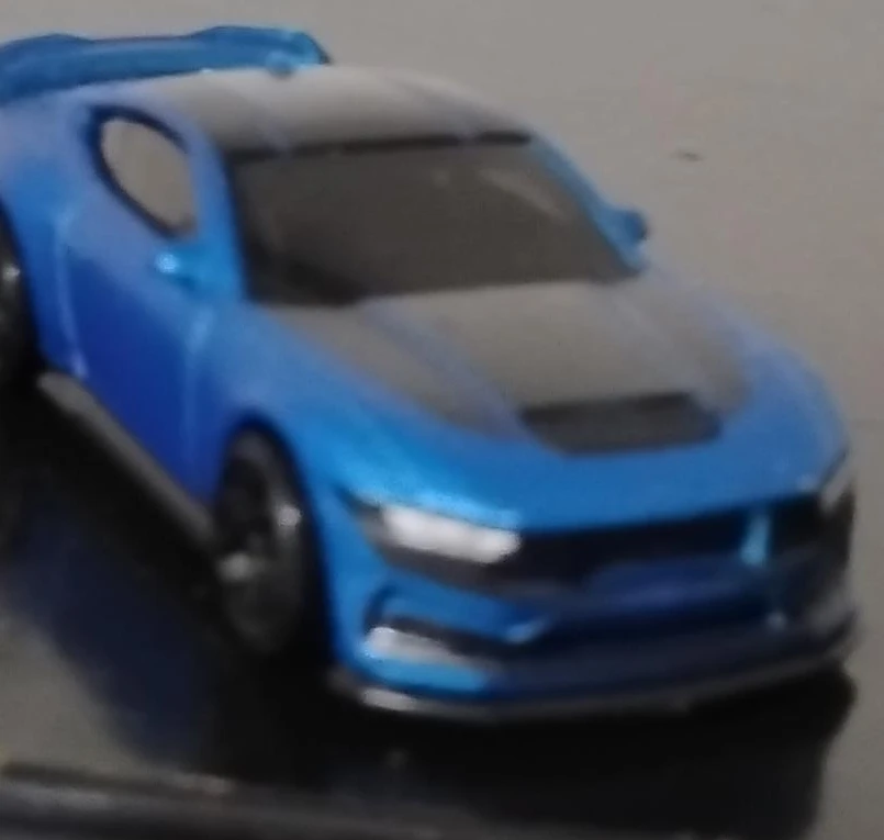 Blue Die-Cast Toy Car