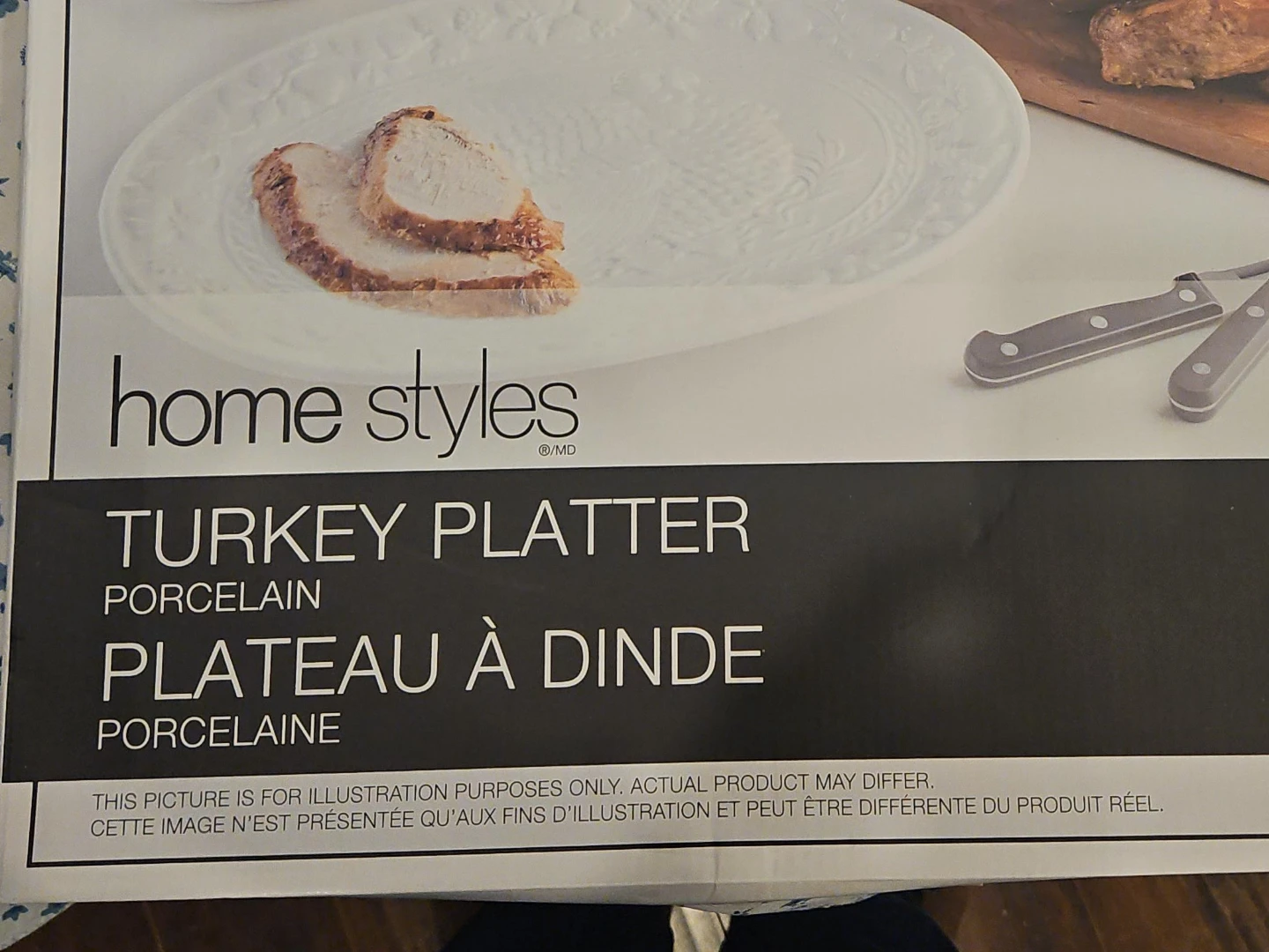 Home Styles Turkey Platter - Porcelain