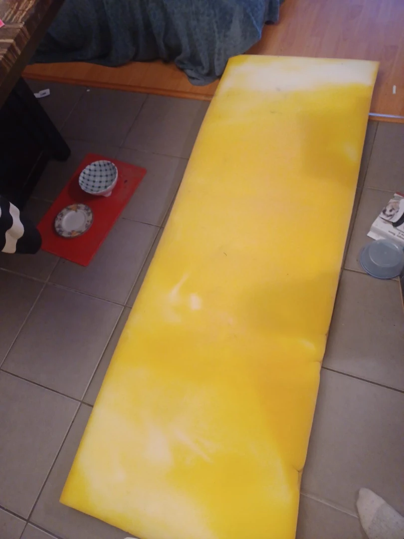 Yellow foam pad